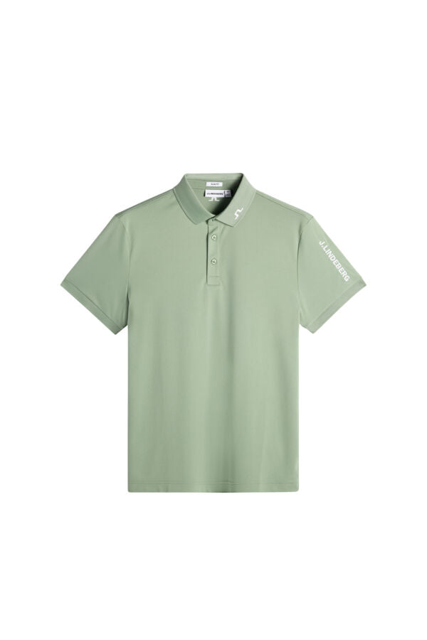 Tour Tech Slim Fit Polo / Hedge Green – J.LINDEBERG US