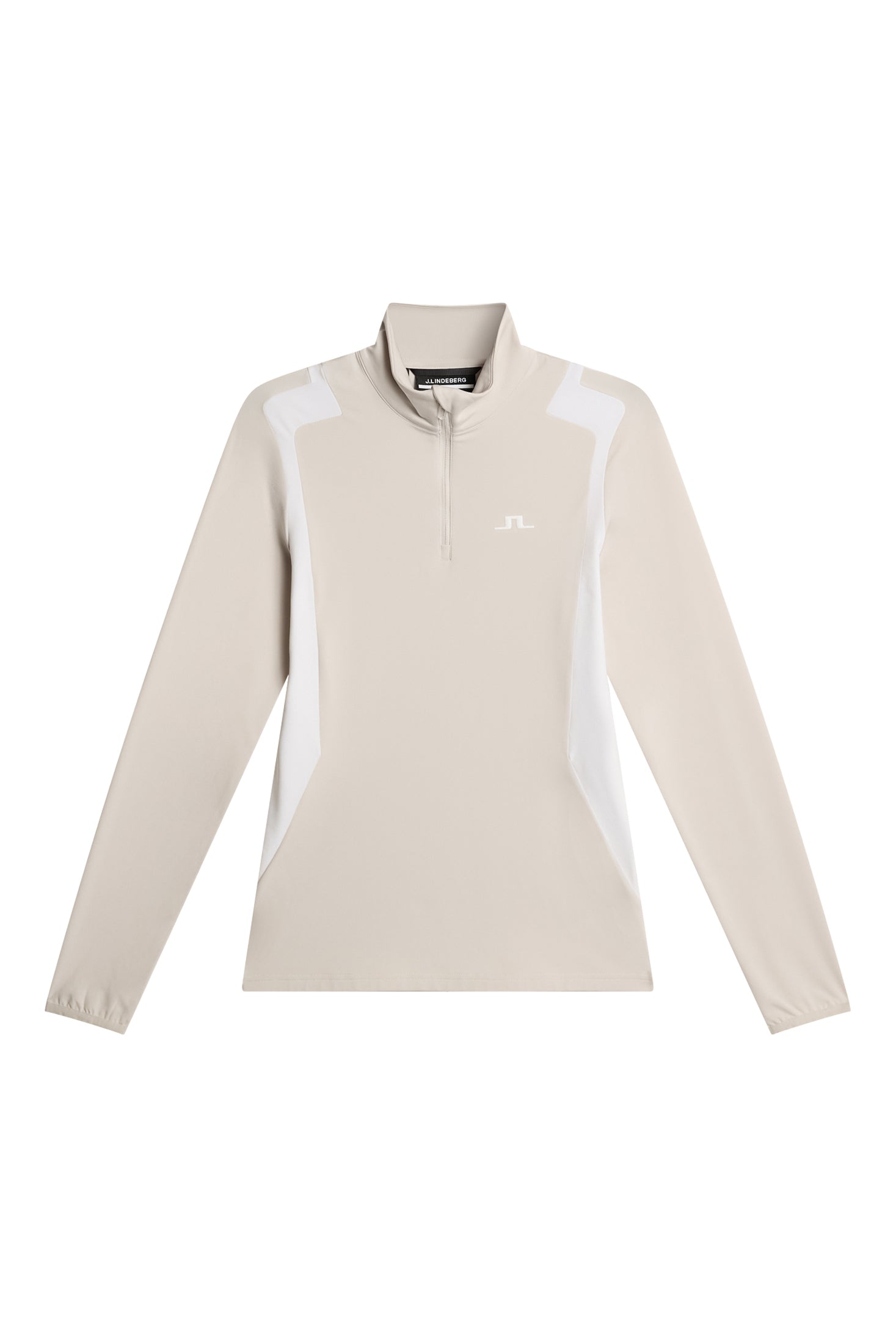 Mae Quarter Zip Mid Layer / Moonbeam – J.LINDEBERG