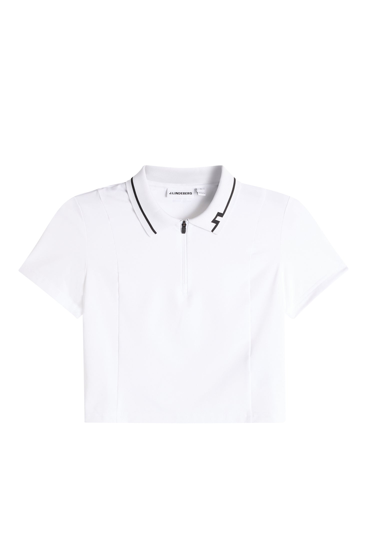Naomi Cropped Polo / White – J.LINDEBERG US