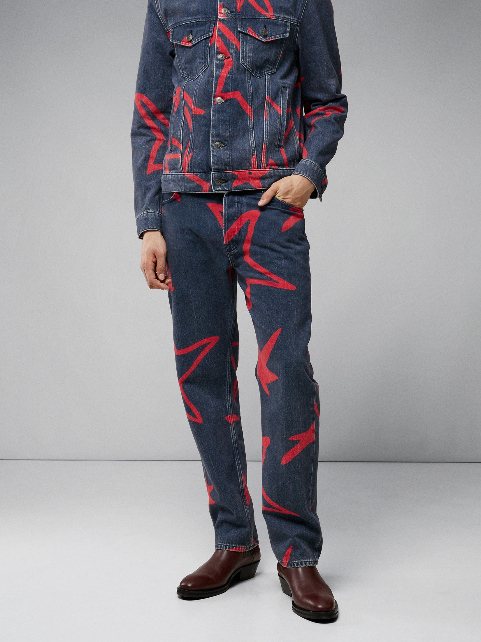 Johnny Star Printed Jeans