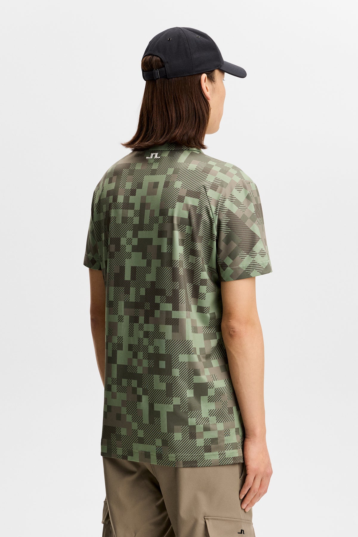 Dario Tour Print Polo / Tour 26 Tonal Green L