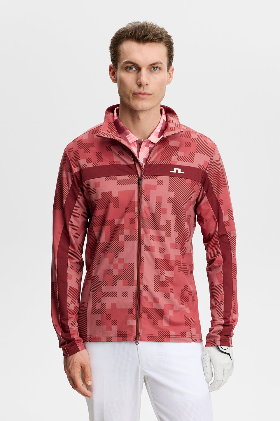 Bridger Tour Print Mid Layer / Tour 26 Tonal Pink L