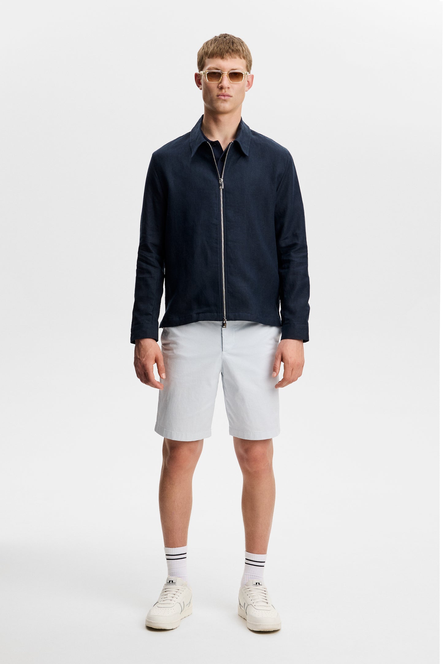 Shane Cotton Stretch Shorts / Skywriting