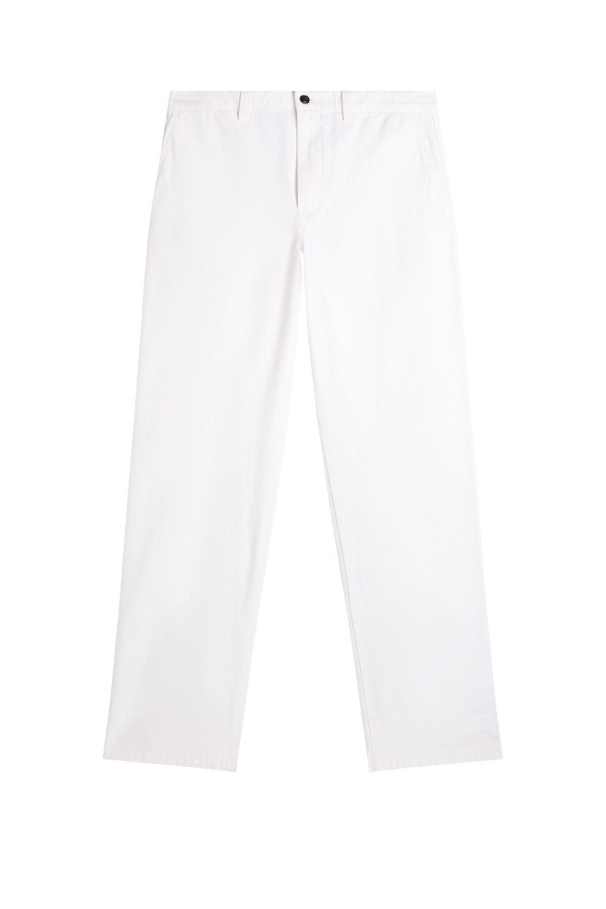 Devyn  Cotton Twill Pants / White