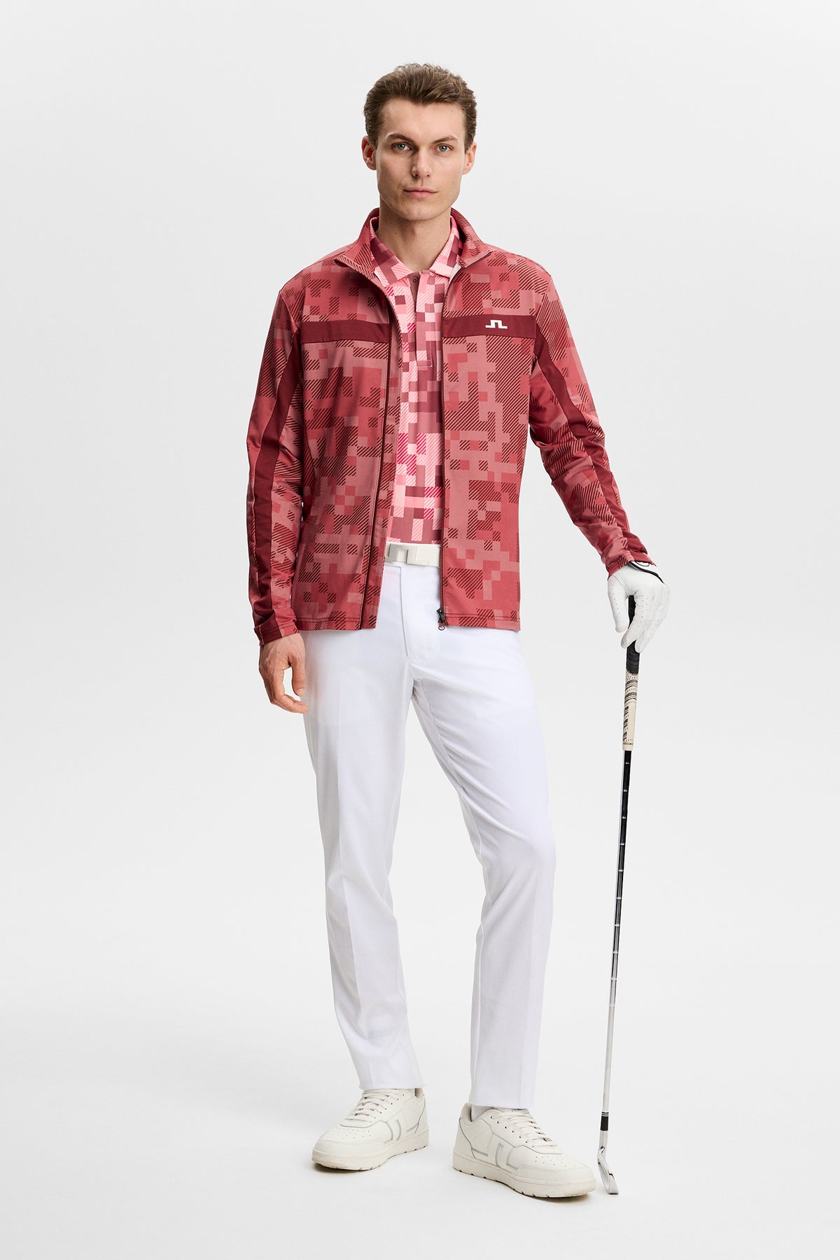 Bridger Tour Print Mid Layer / Tour 26 Tonal Pink L