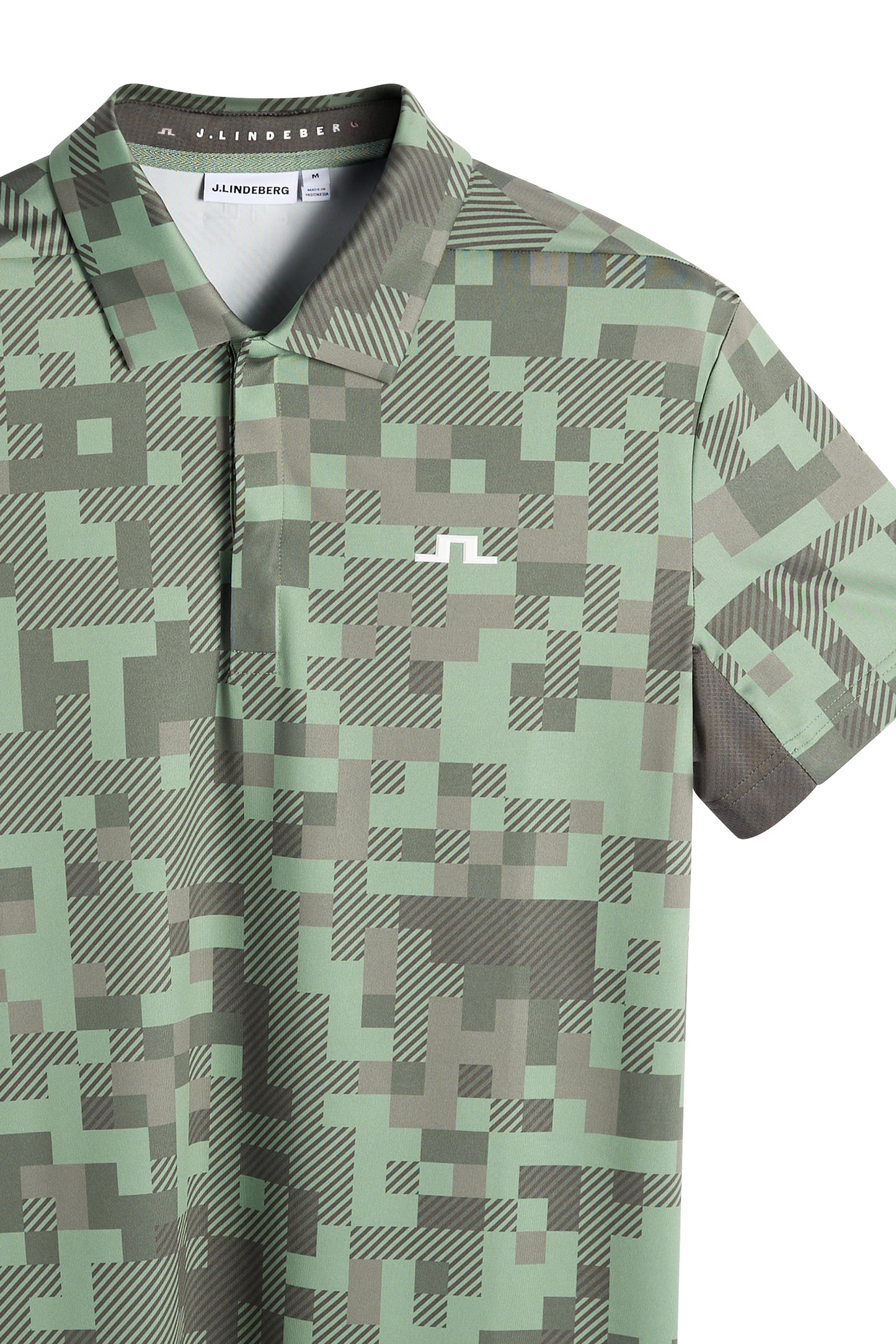 Dario Tour Print Polo / Tour 26 Tonal Green L