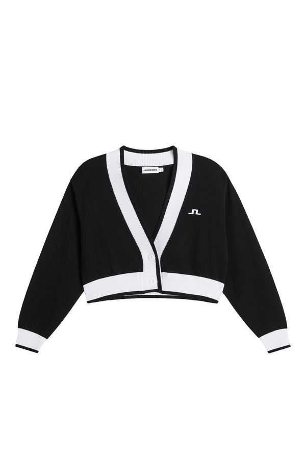 30Y Nicole Cropped Cardigan / Black
