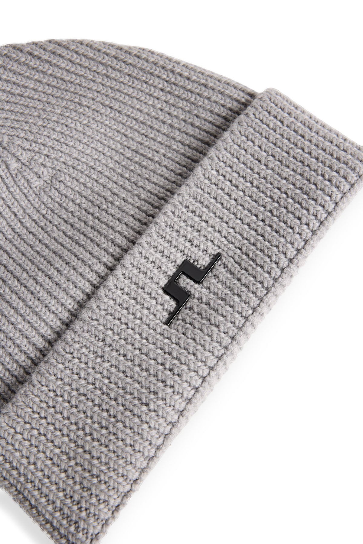 Joaquim  Merino beanie in Light Grey Melange by J.Lindeberg