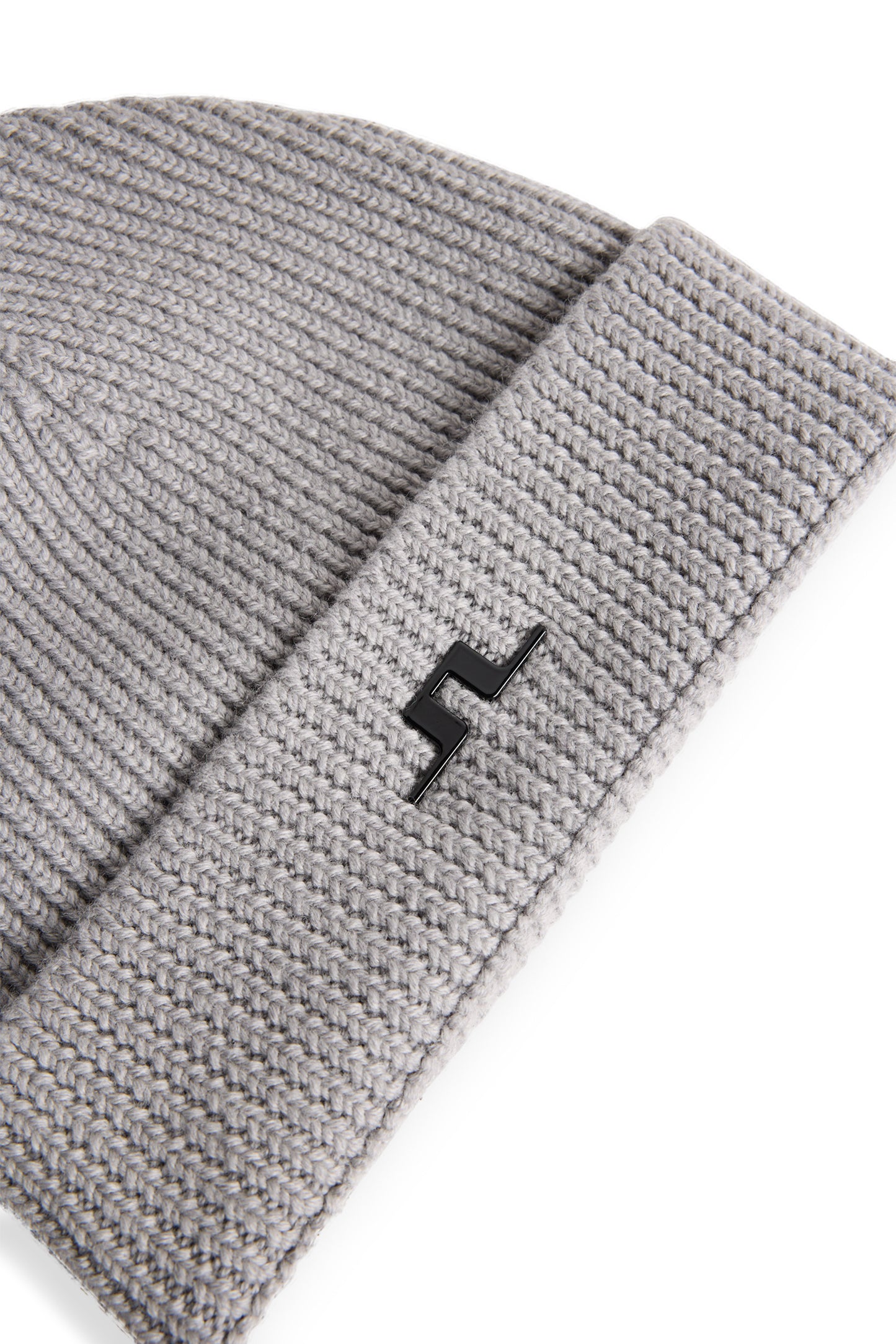 Joaquim  Merino beanie in Light Grey Melange by J.Lindeberg