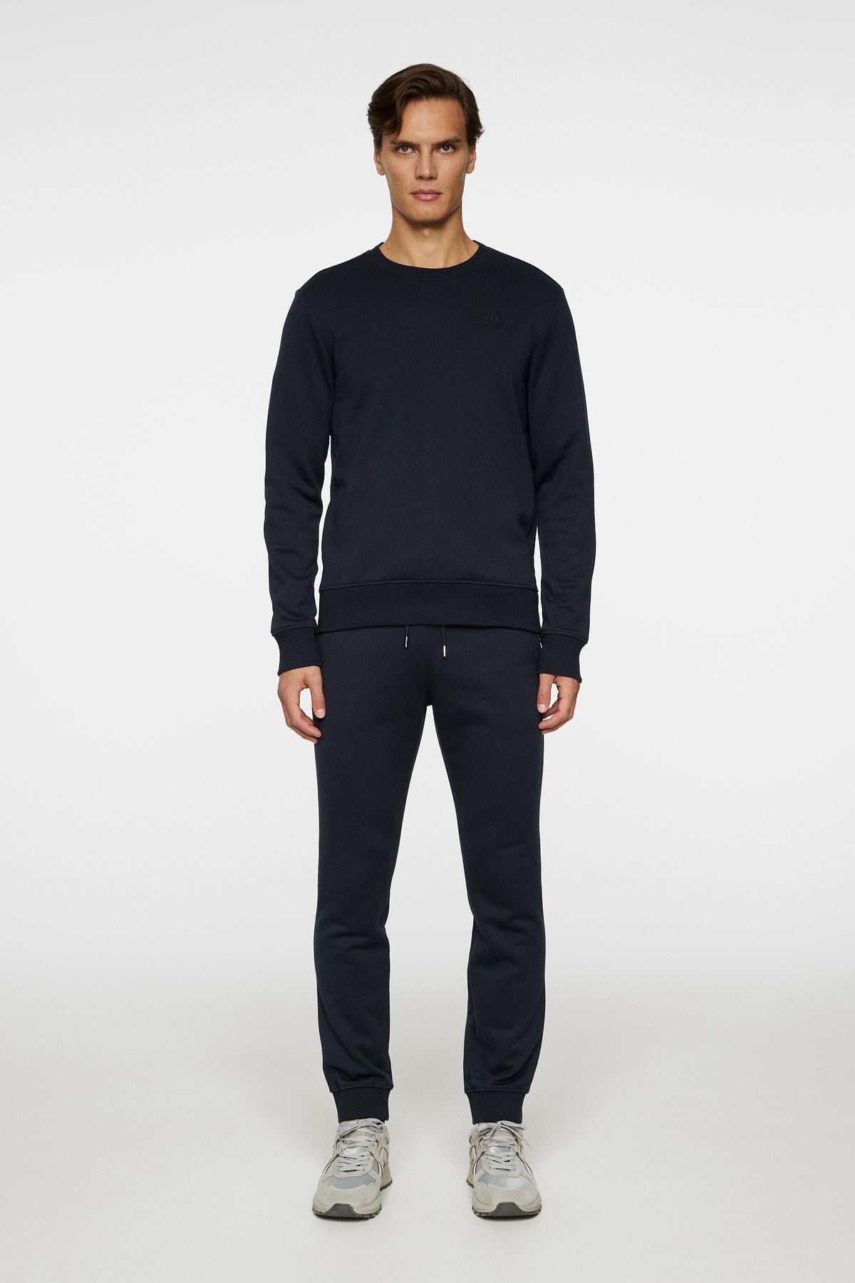 Alpha Crew Neck in JL Navy by J.Lindeberg