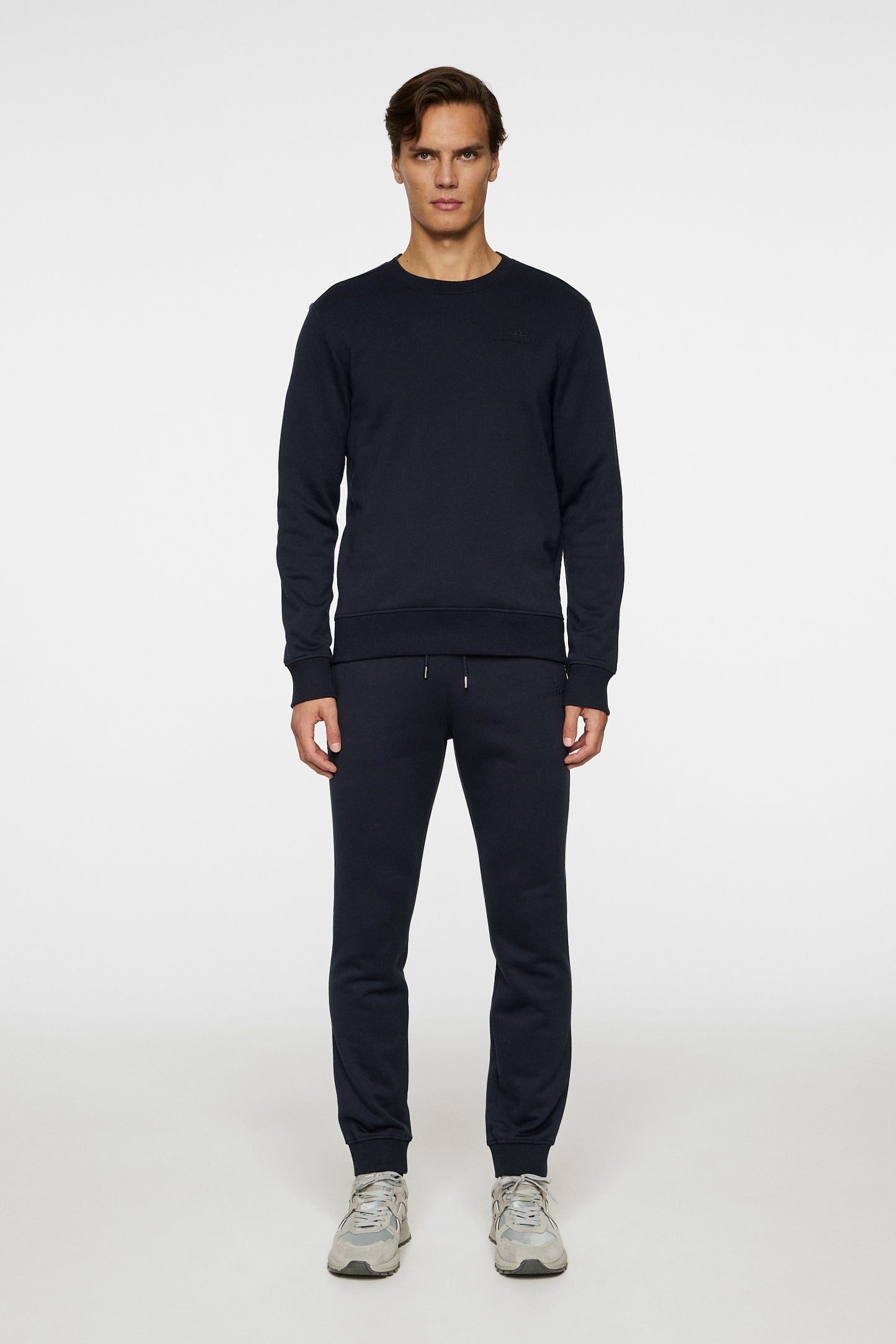 Alpha Crew Neck in JL Navy by J.Lindeberg
