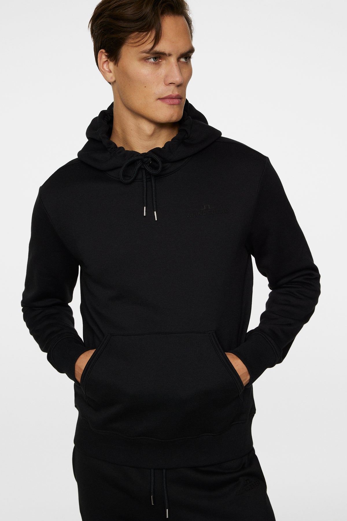 Alpha Hood in Black by J.Lindeberg