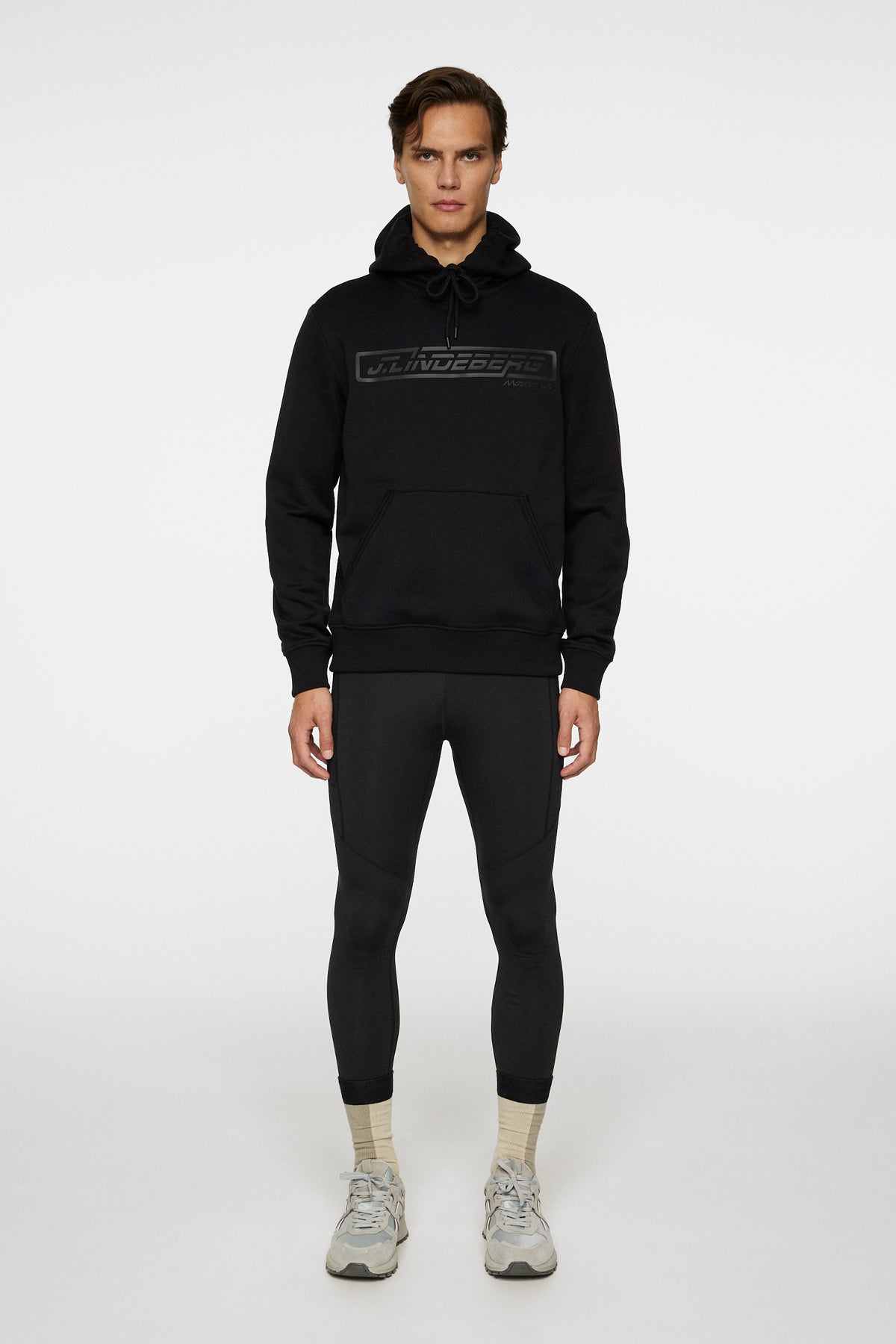 Edgewood Hood in Black by J.Lindeberg