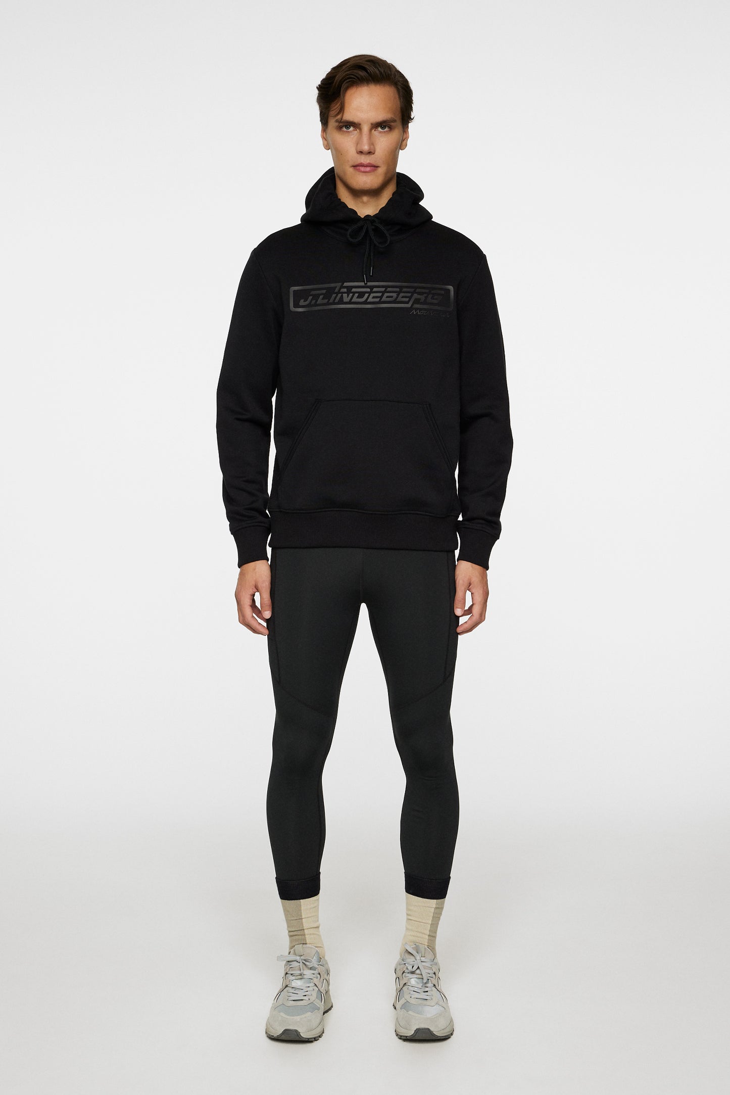 Edgewood Hood in Black by J.Lindeberg