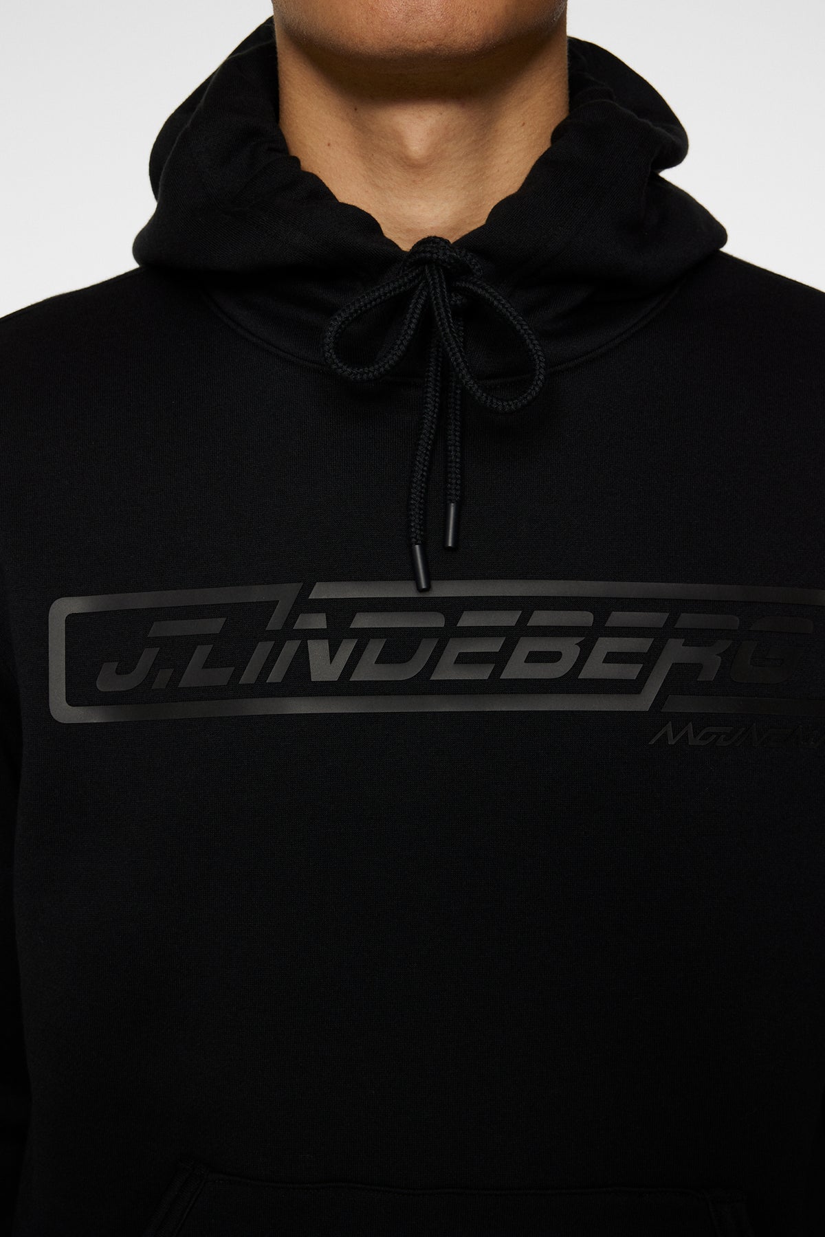 Edgewood Hood in Black by J.Lindeberg