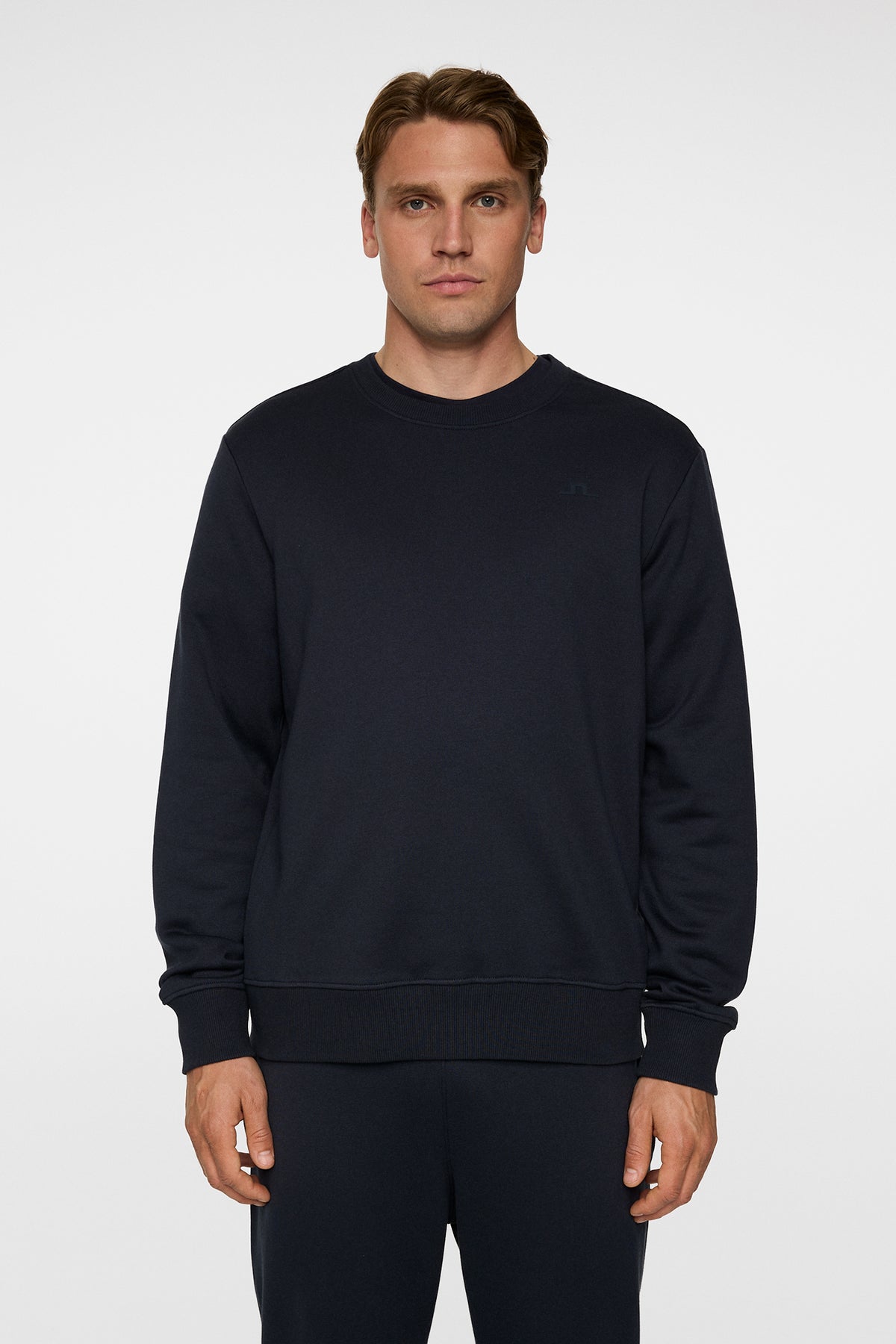 Alpha Crew Neck in JL Navy by J.Lindeberg