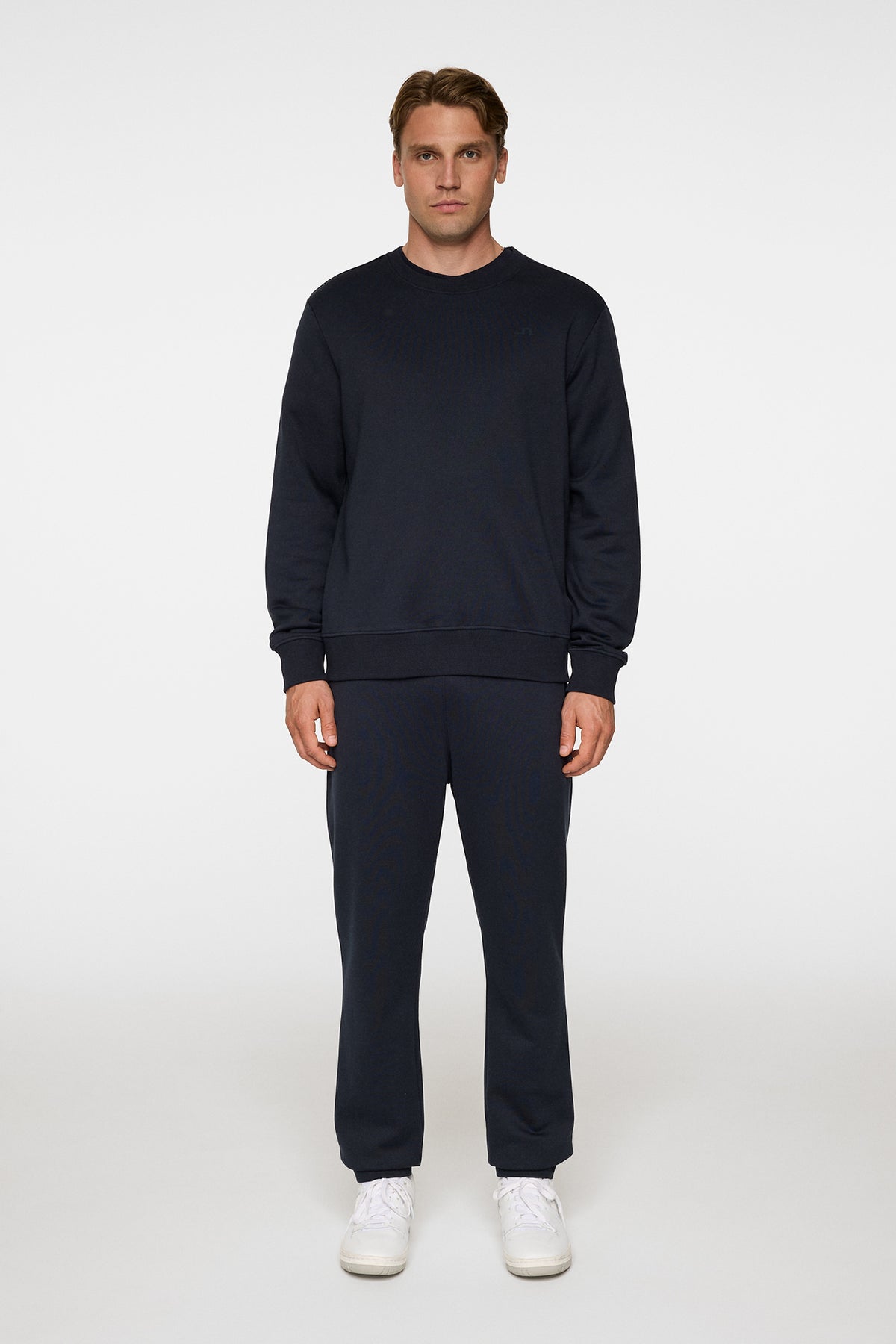 Alpha Crew Neck in JL Navy by J.Lindeberg