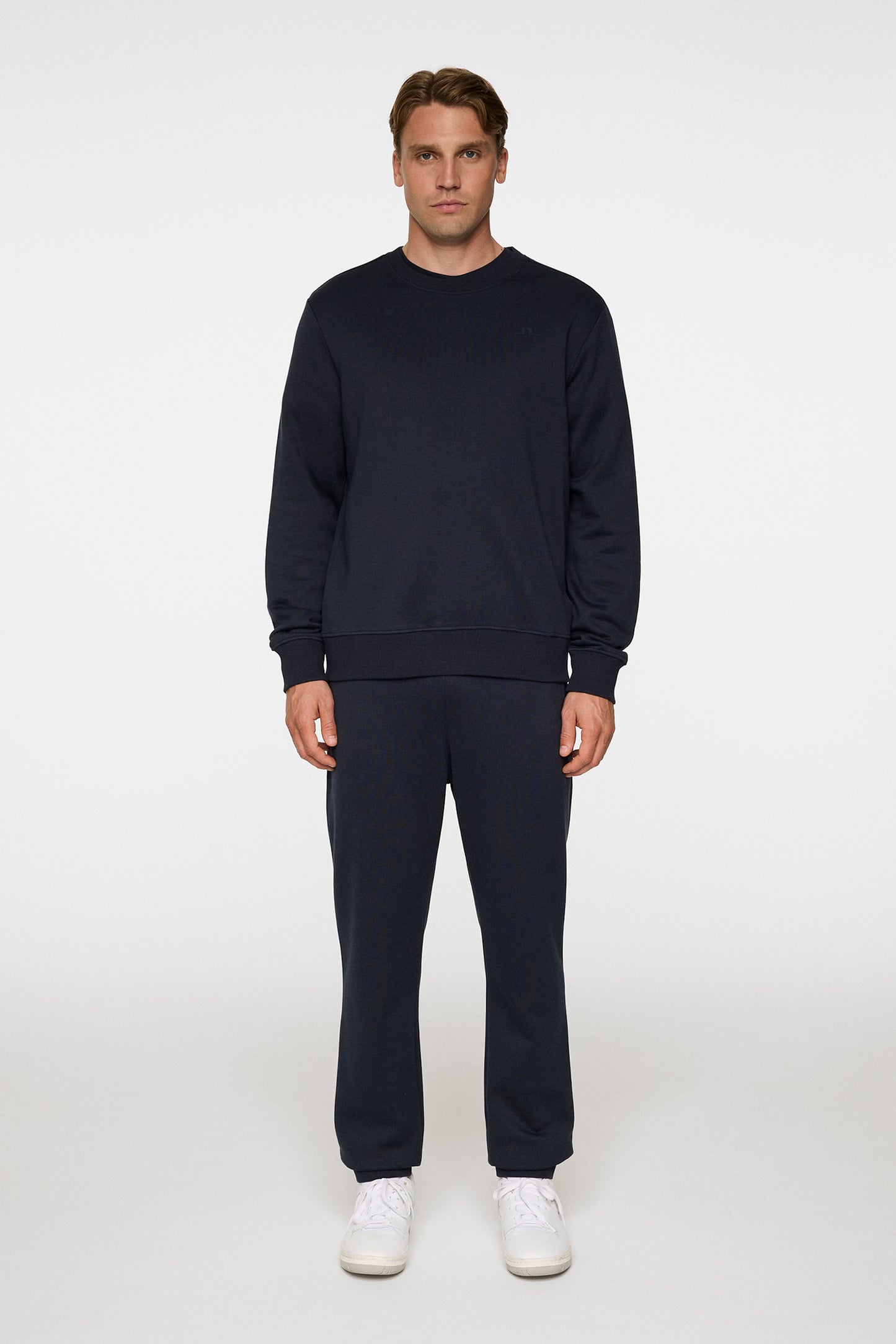 Alpha Crew Neck in JL Navy by J.Lindeberg