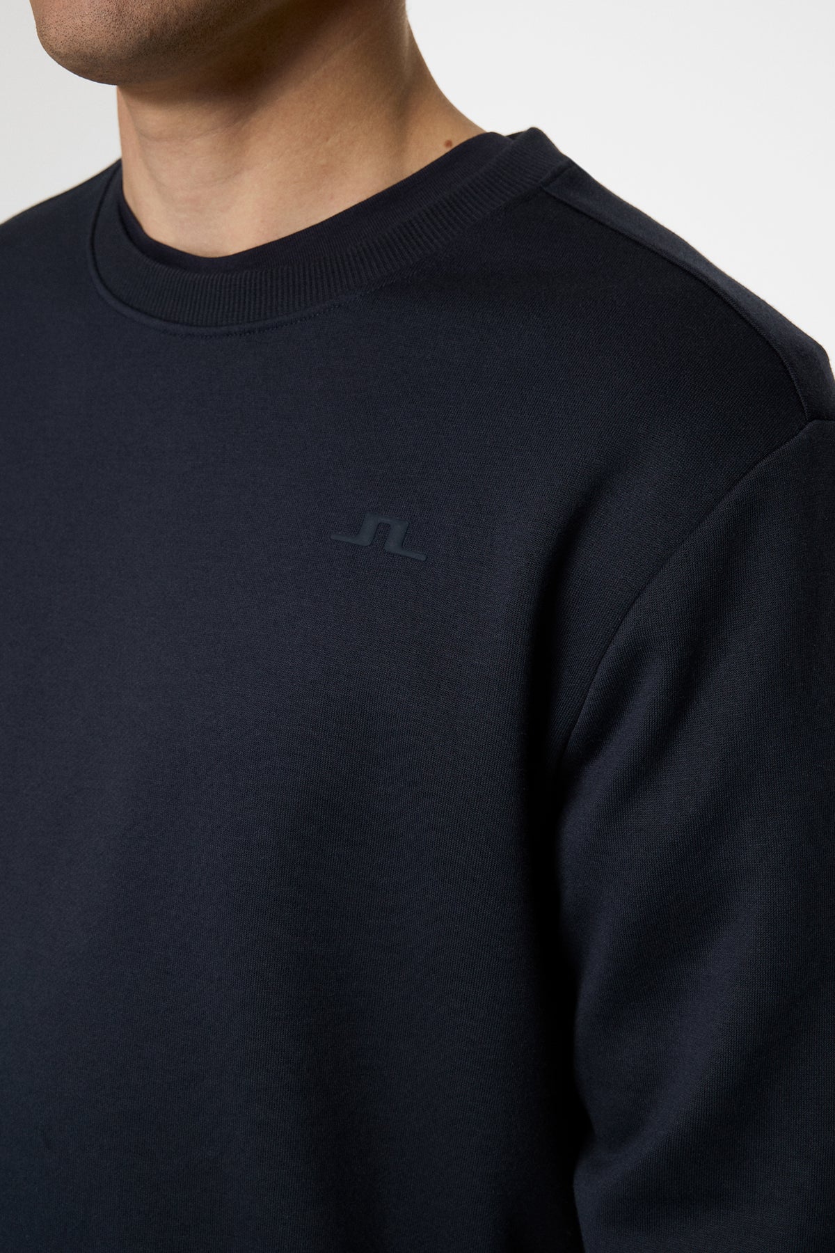 Alpha Crew Neck in JL Navy by J.Lindeberg