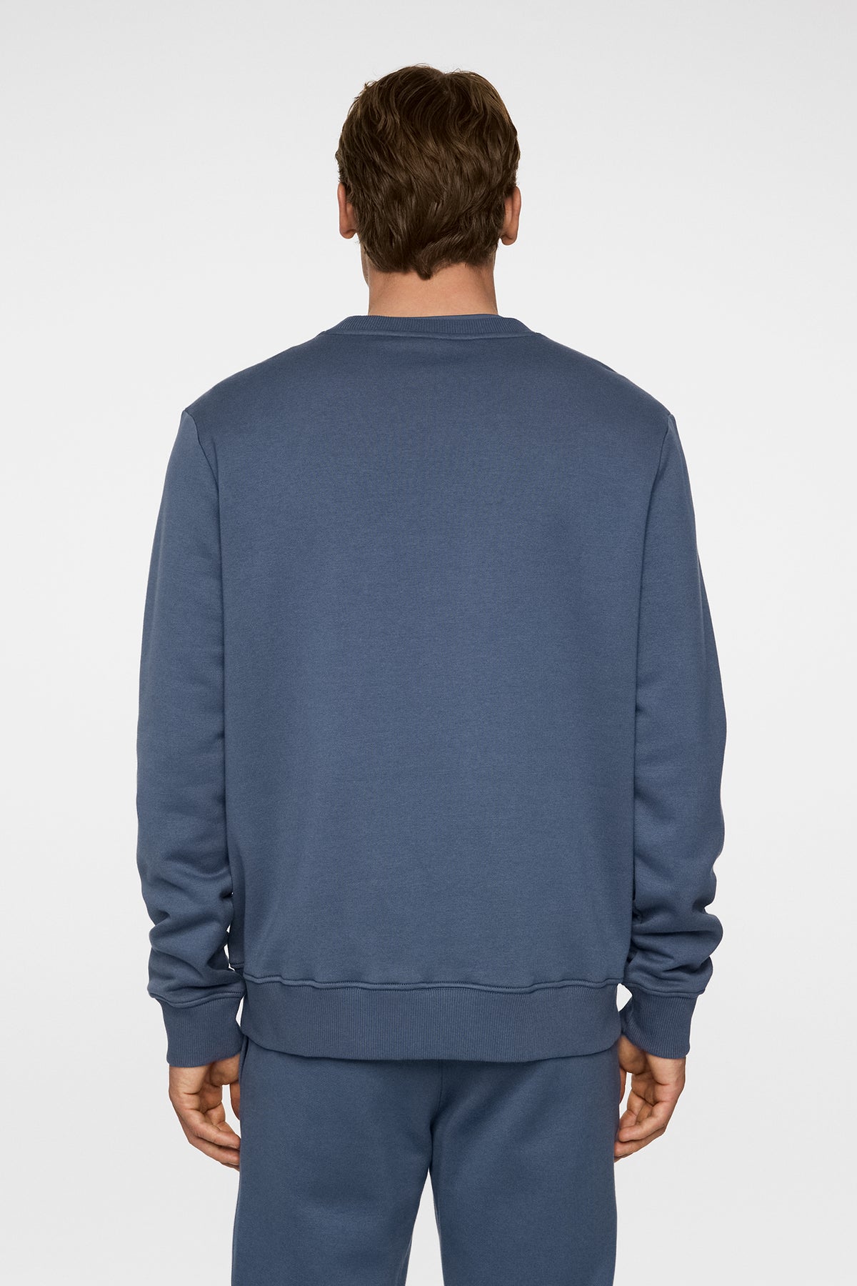Alpha Crew Neck in Vintage Indigo by J.Lindeberg