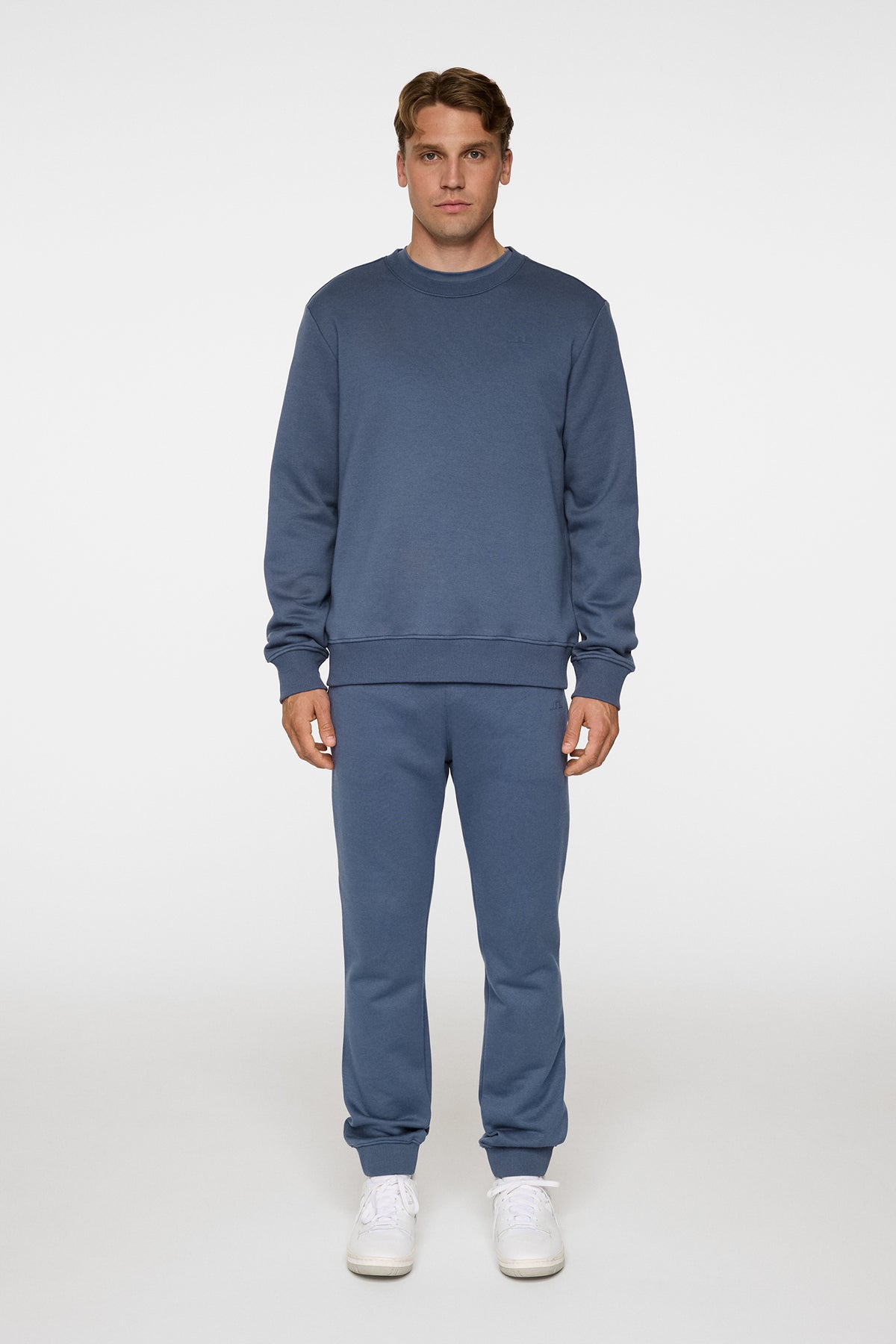 Alpha Crew Neck in Vintage Indigo by J.Lindeberg