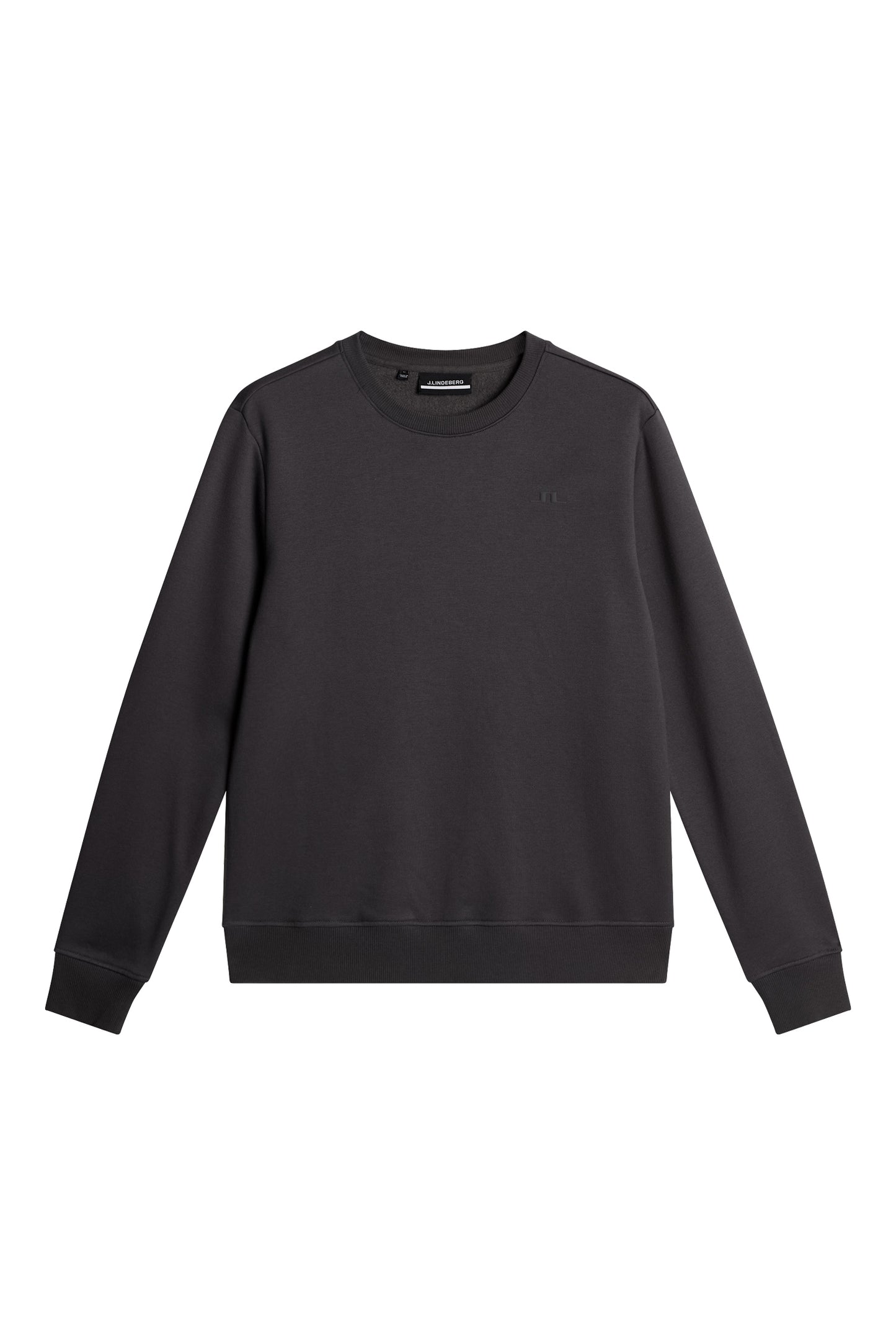 Alpha Crew Neck in Asphalt by J.Lindeberg