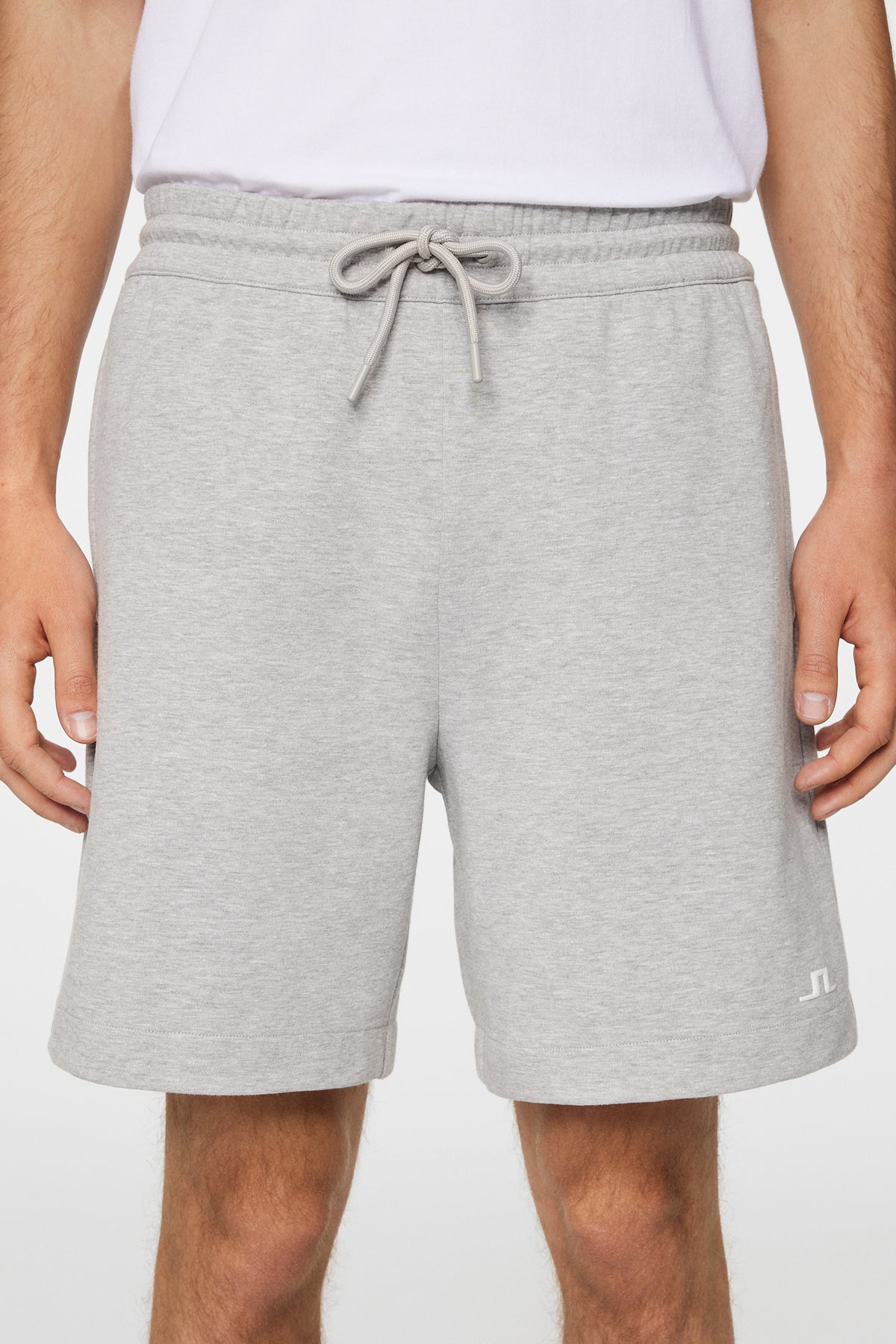 Steffen Sweatshirt Shorts in Light Grey Melange by J.Lindeberg