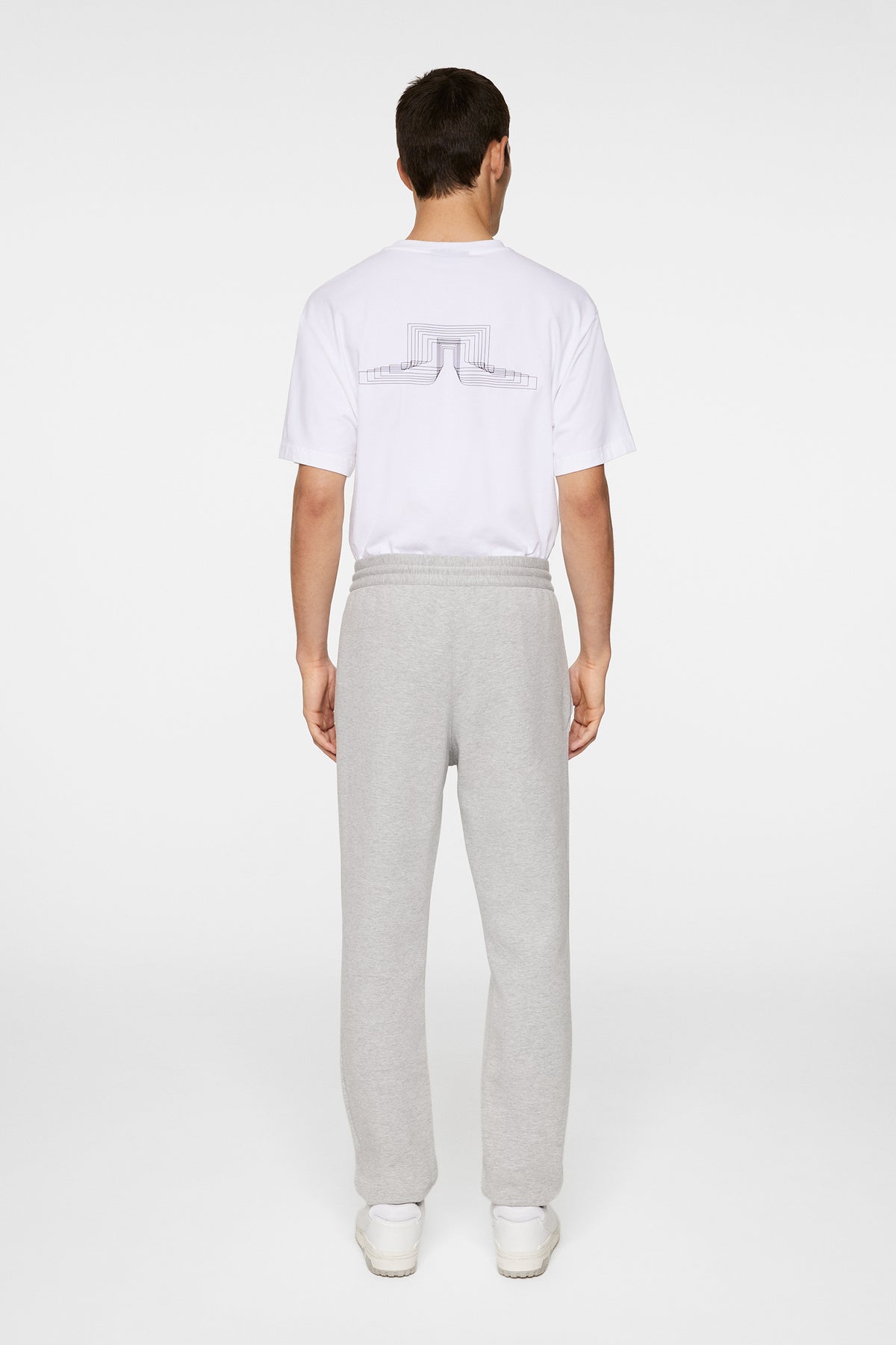 Steffen Sweatpants in Light Grey Melange by J.Lindeberg