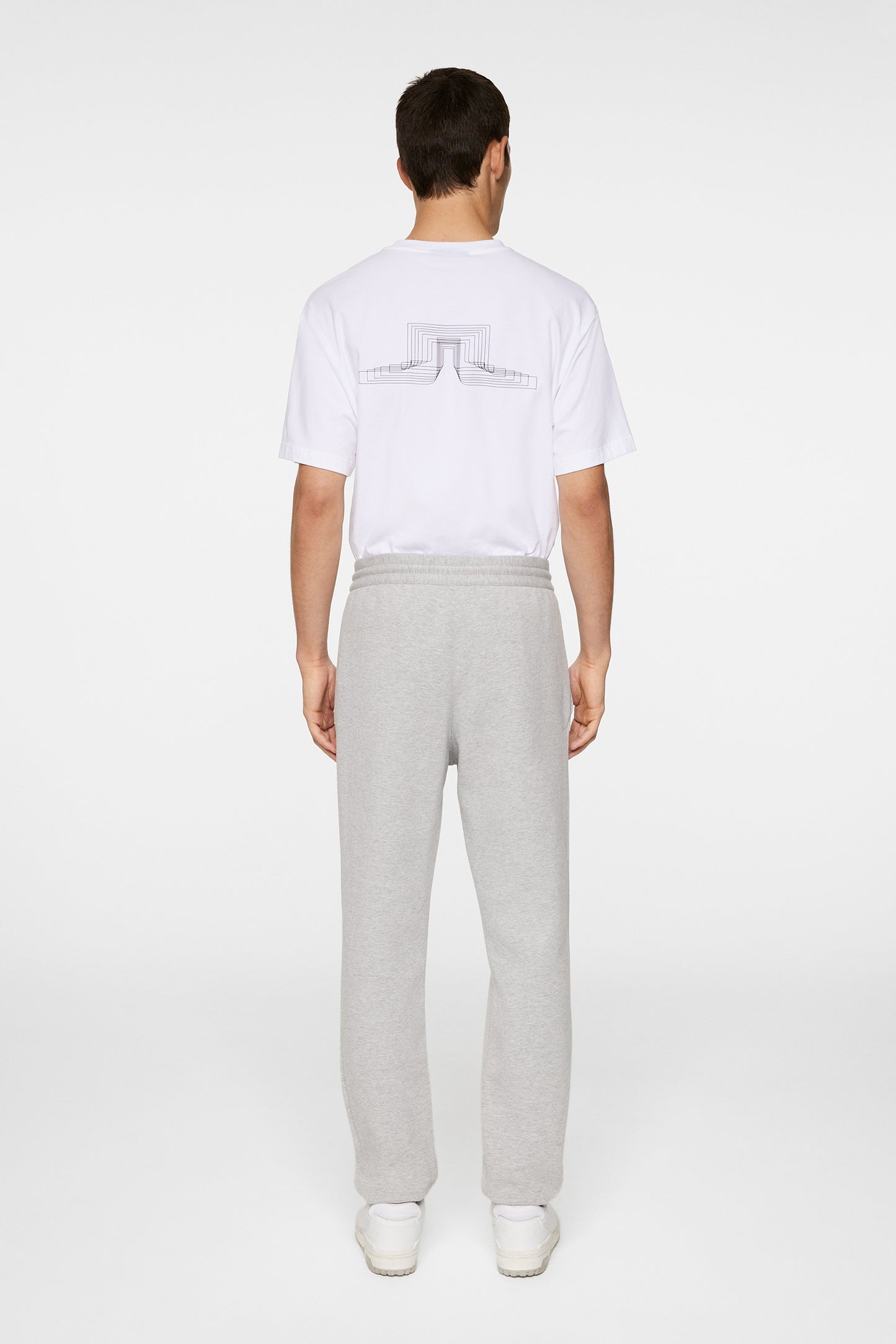 Steffen Sweatpants in Light Grey Melange by J.Lindeberg