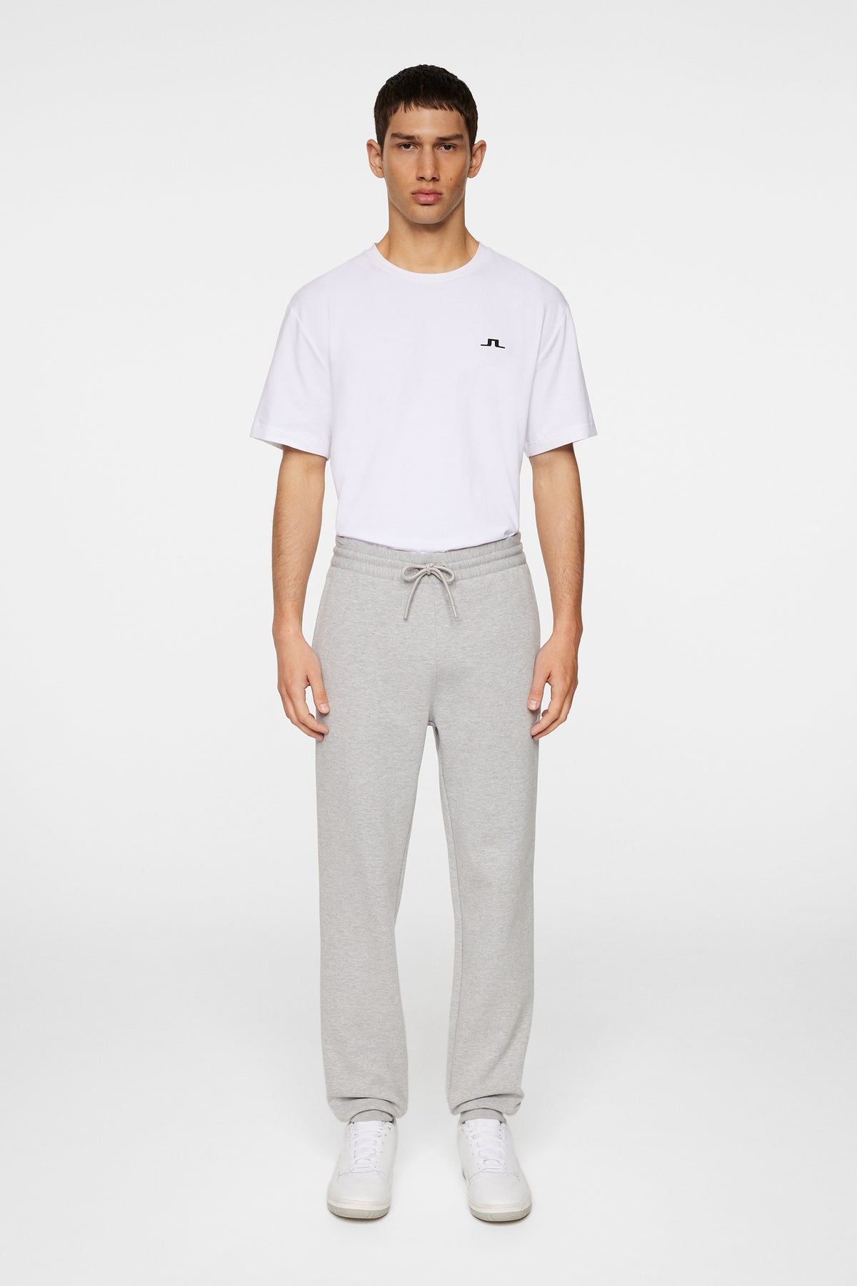 Steffen Sweatpants in Light Grey Melange by J.Lindeberg