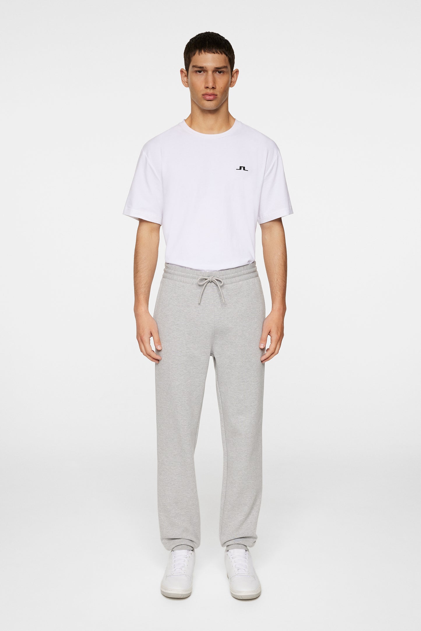 Steffen Sweatpants in Light Grey Melange by J.Lindeberg