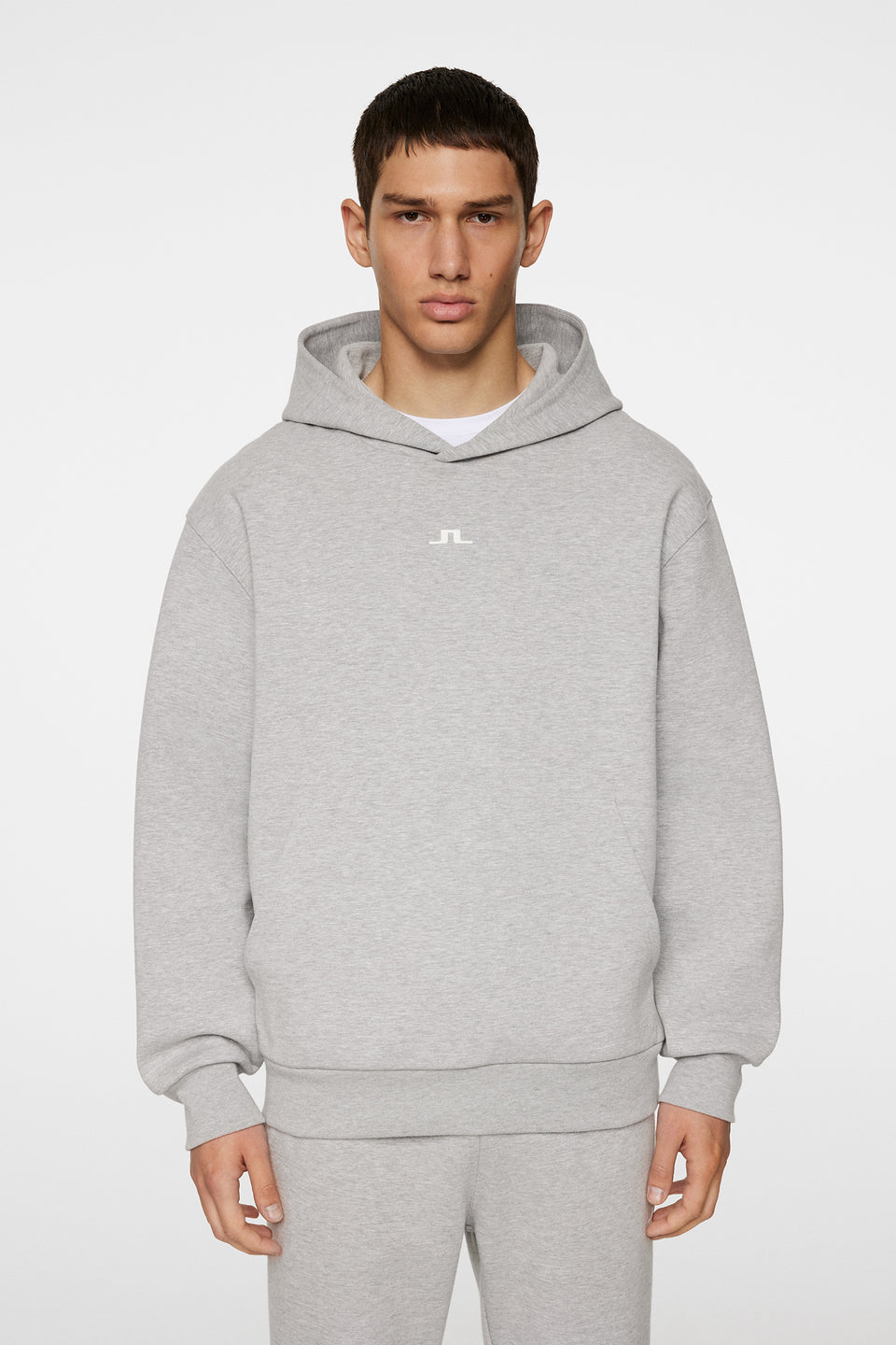 Steffen Hood / Light Grey Melange