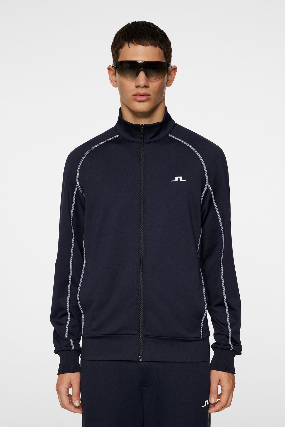 Rudi Track Jacket in JL Navy by J.Lindeberg