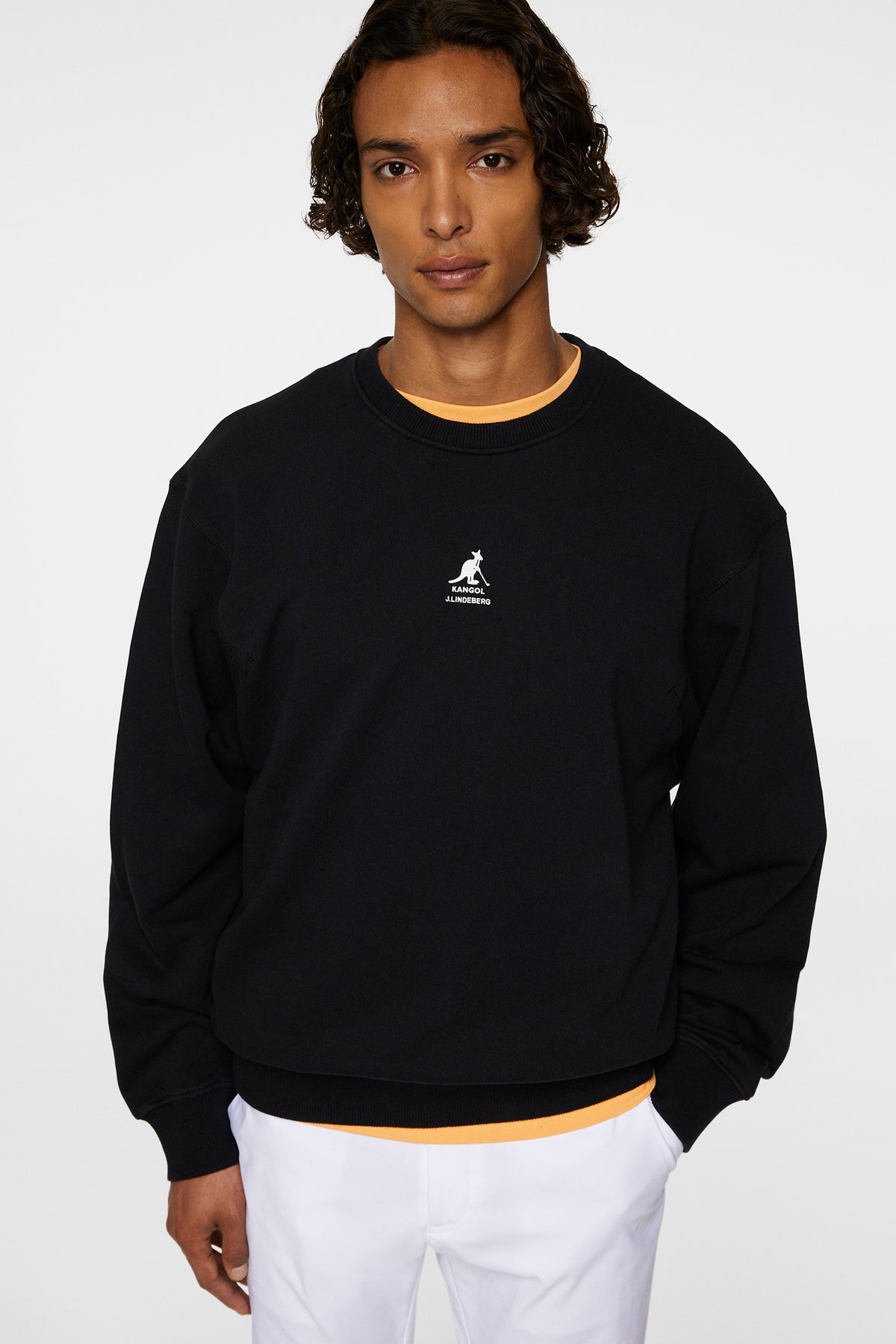 Roberto Crewneck in Black by J.Lindeberg