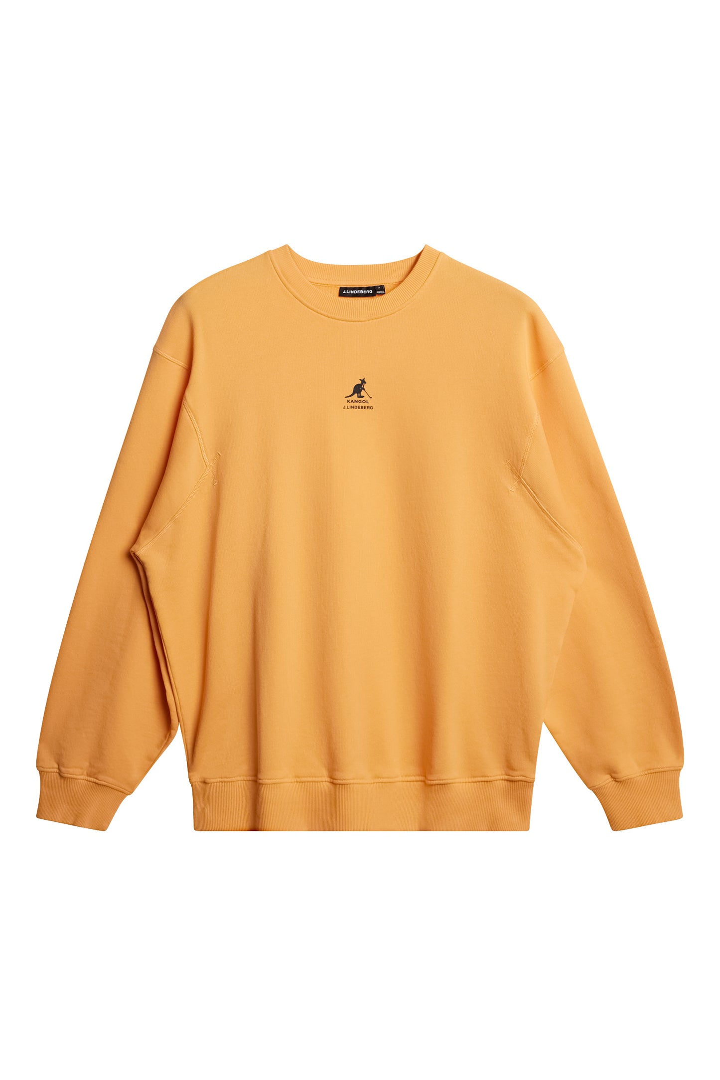 Roberto Crewneck in Mock Orange by J.Lindeberg