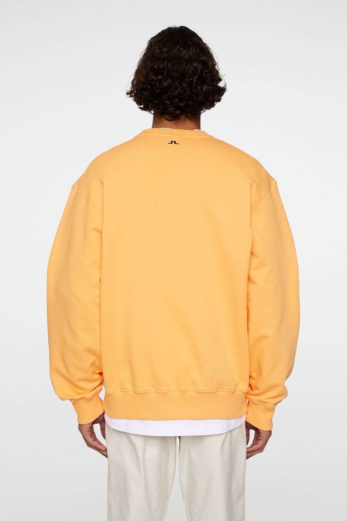 Roberto Crewneck in Mock Orange by J.Lindeberg