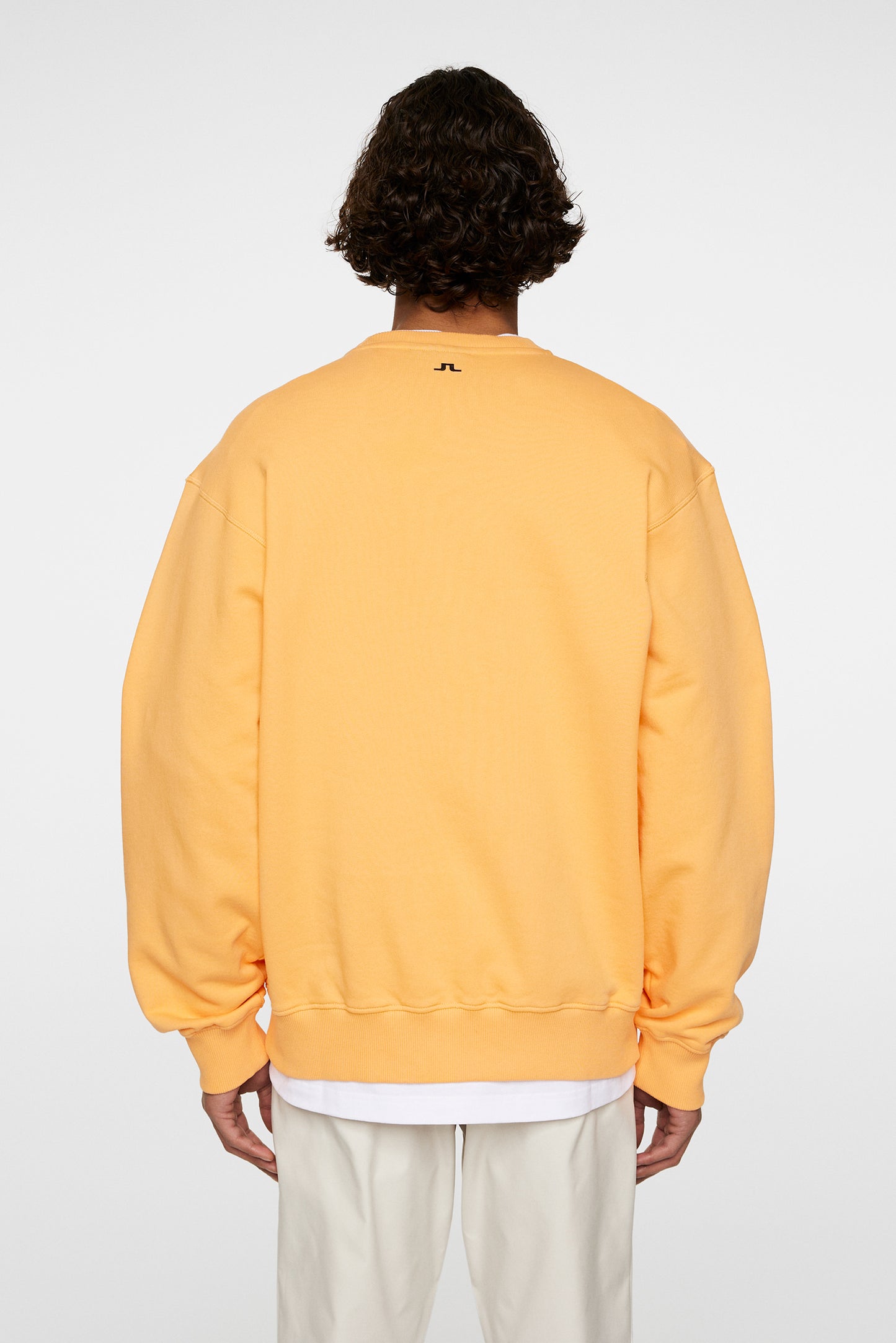 Roberto Crewneck in Mock Orange by J.Lindeberg
