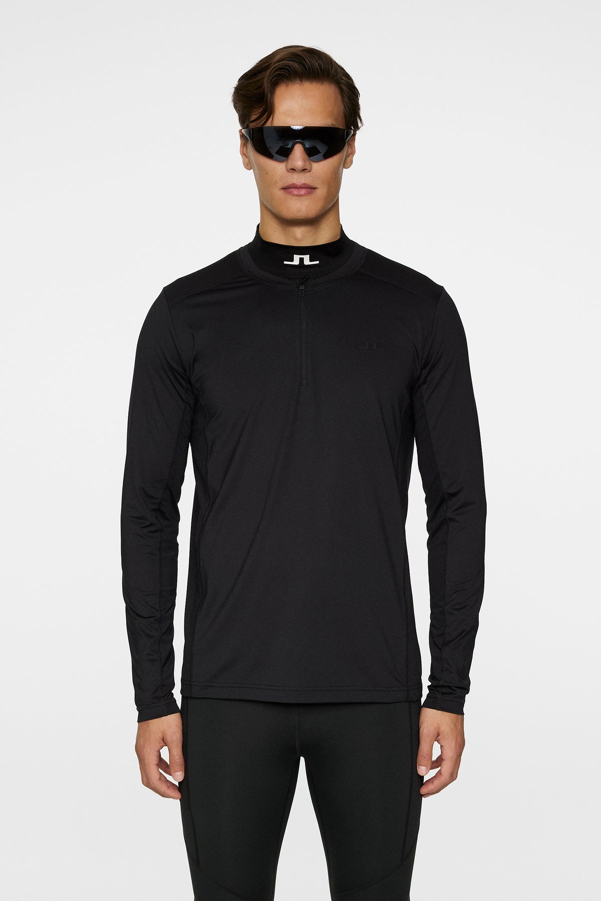 Tomas Long Sleeve T-Shirt in Black by J.Lindeberg