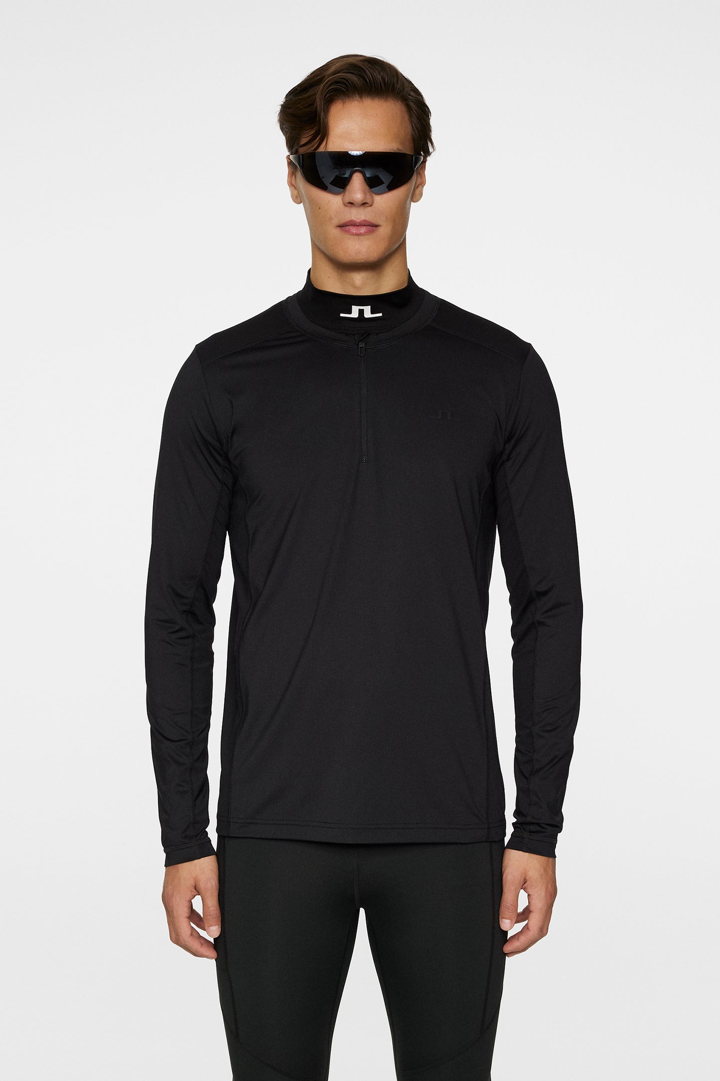 Tomas Long Sleeve T-Shirt in Black by J.Lindeberg