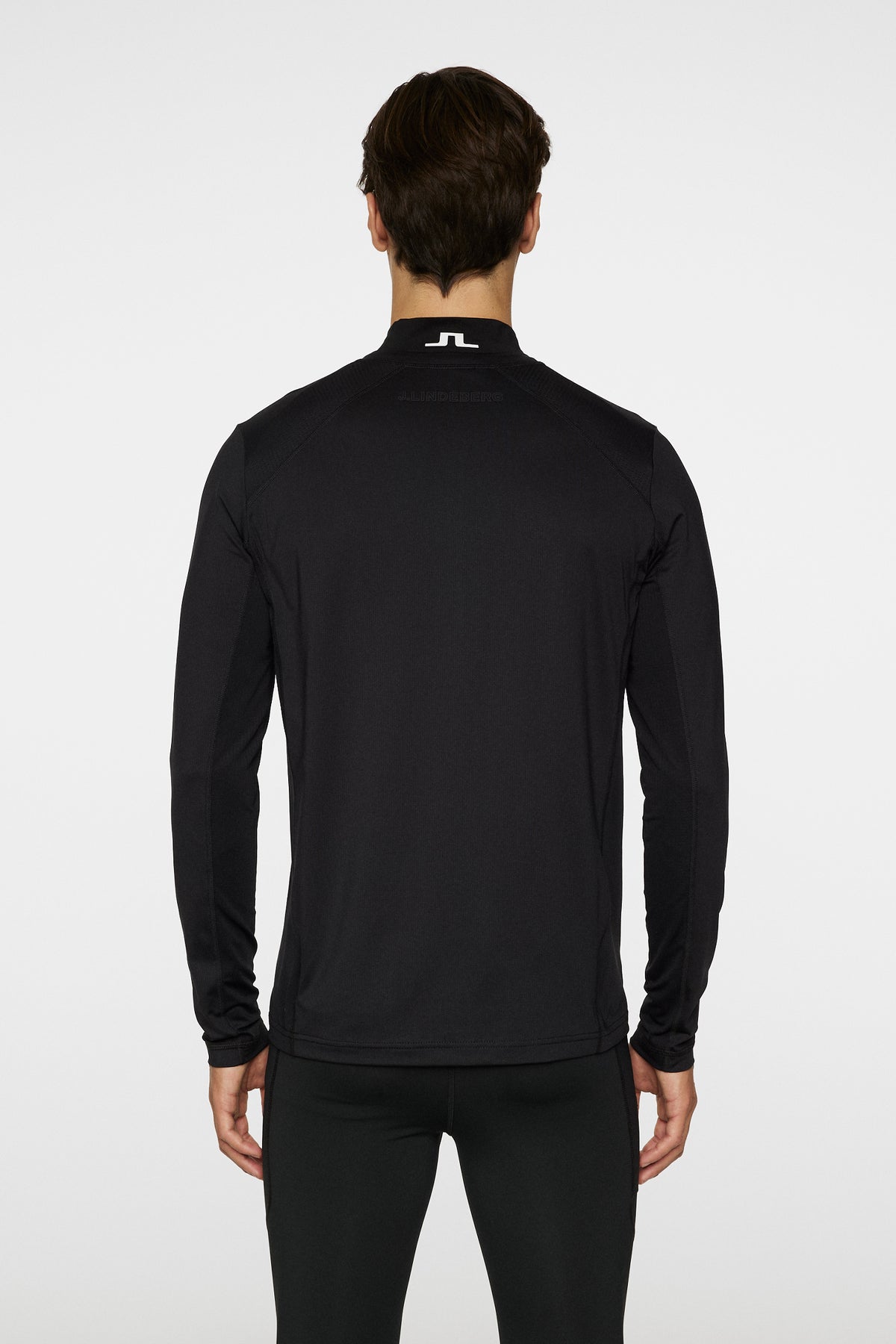 Tomas Long Sleeve T-Shirt in Black by J.Lindeberg