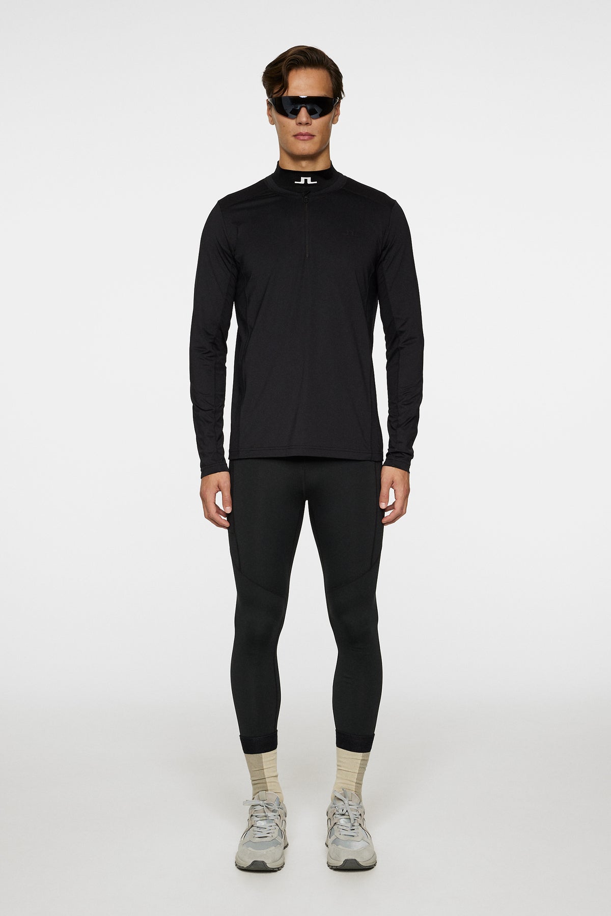 Tomas Long Sleeve T-Shirt in Black by J.Lindeberg