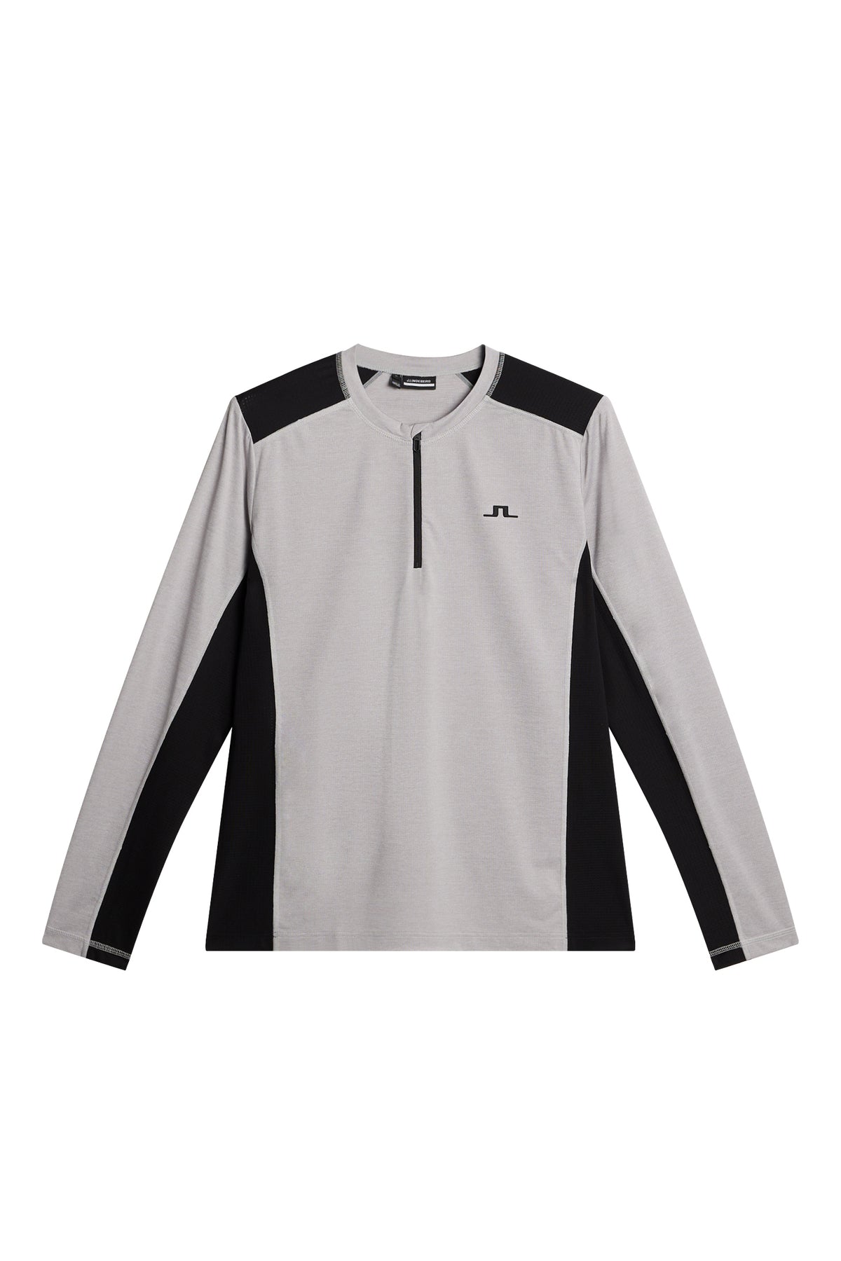 Tomas Long Sleeve T-Shirt in Light Grey Melange by J.Lindeberg