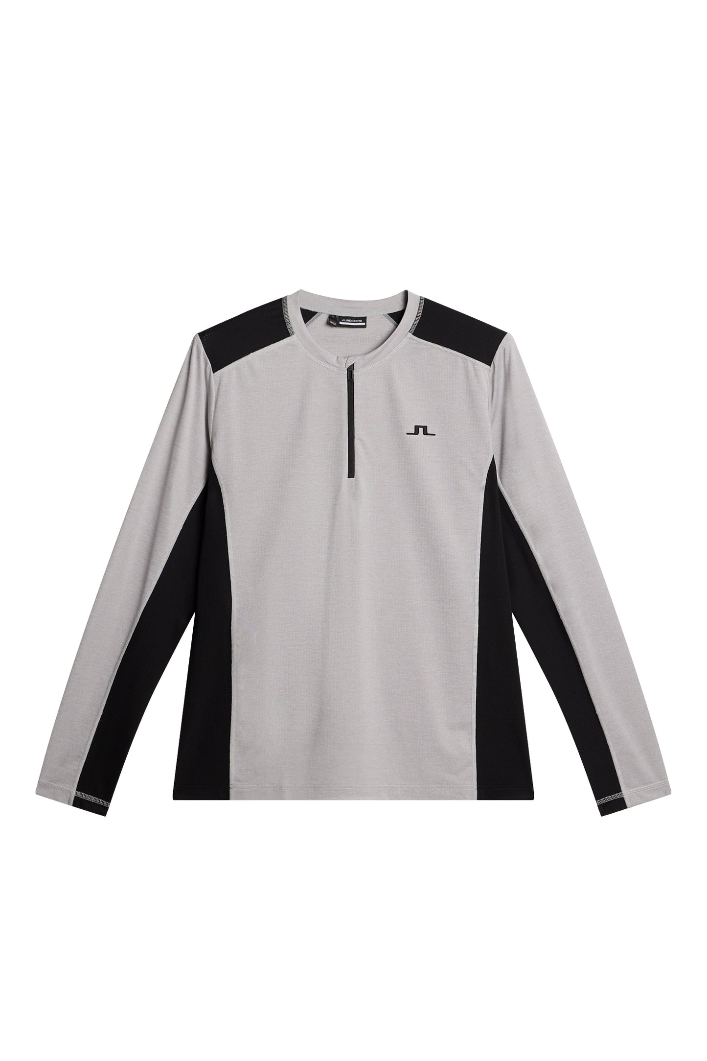 Tomas Long Sleeve T-Shirt in Light Grey Melange by J.Lindeberg