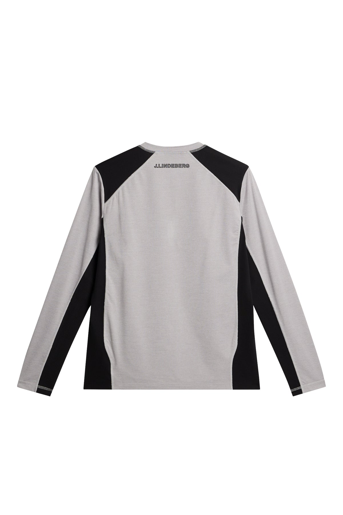 Tomas Long Sleeve T-Shirt in Light Grey Melange by J.Lindeberg