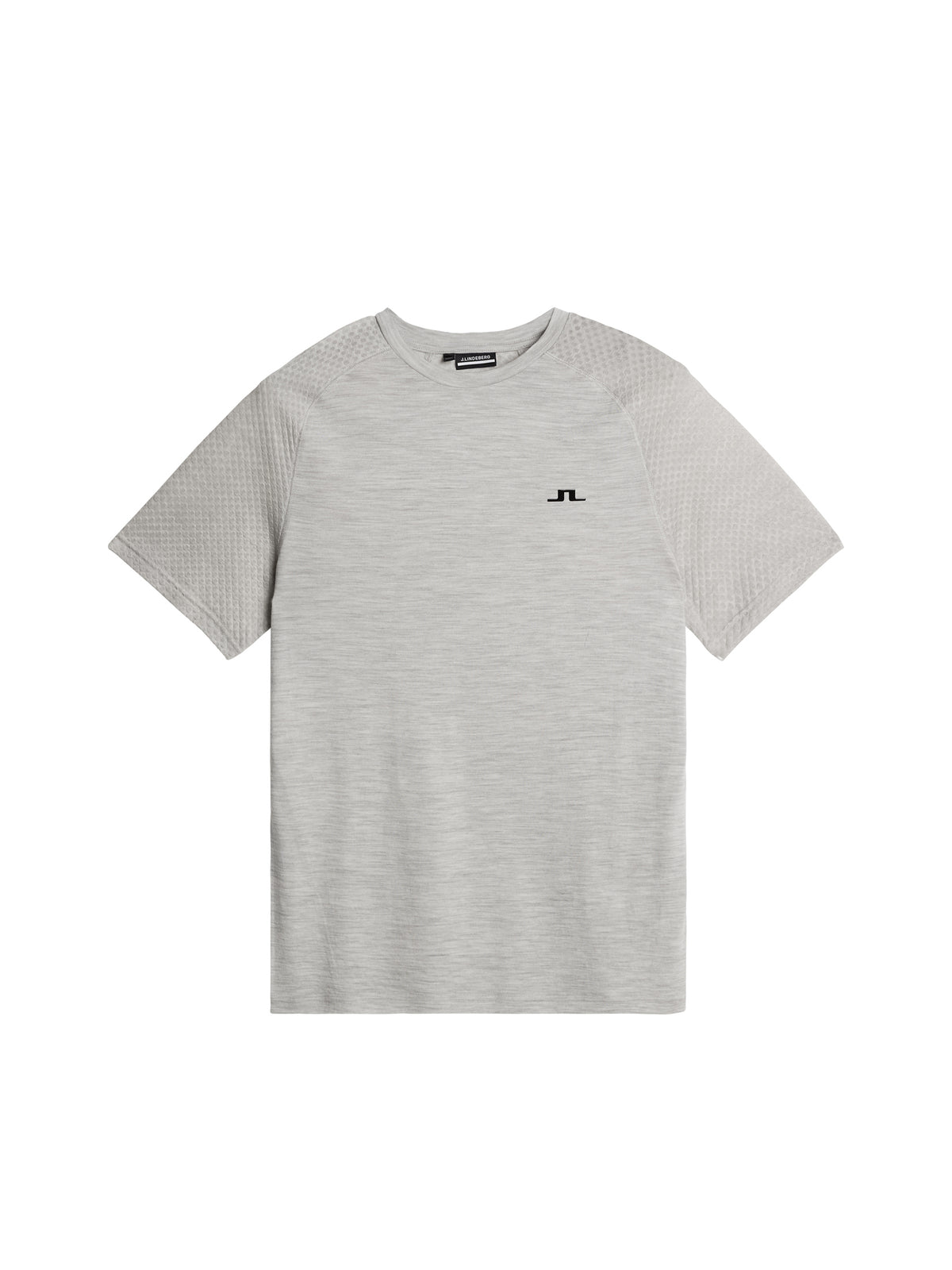 Brent Wool T-shirt in Light Grey Melange by J.Lindeberg