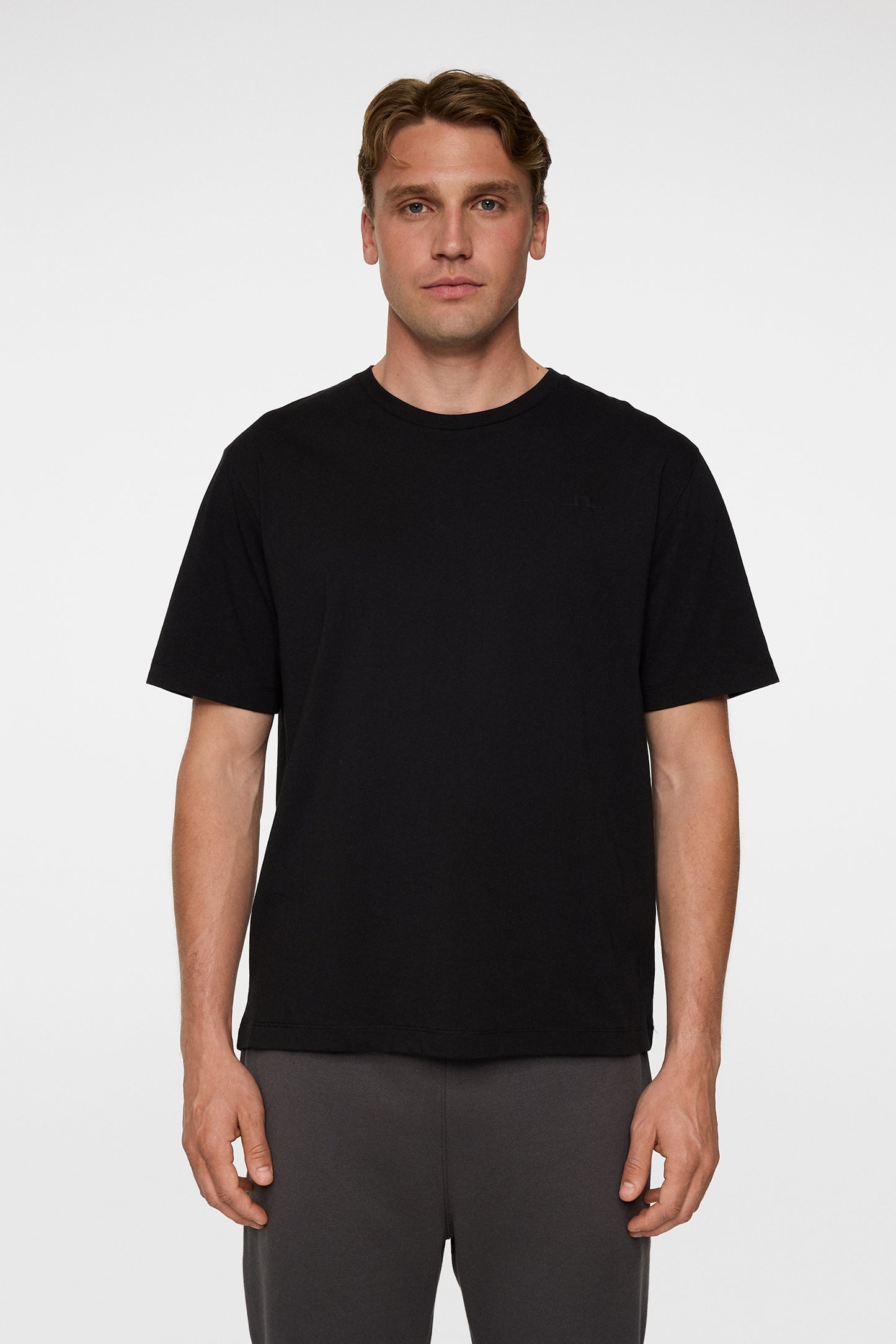 Alpha T-shirt in Black by J.Lindeberg