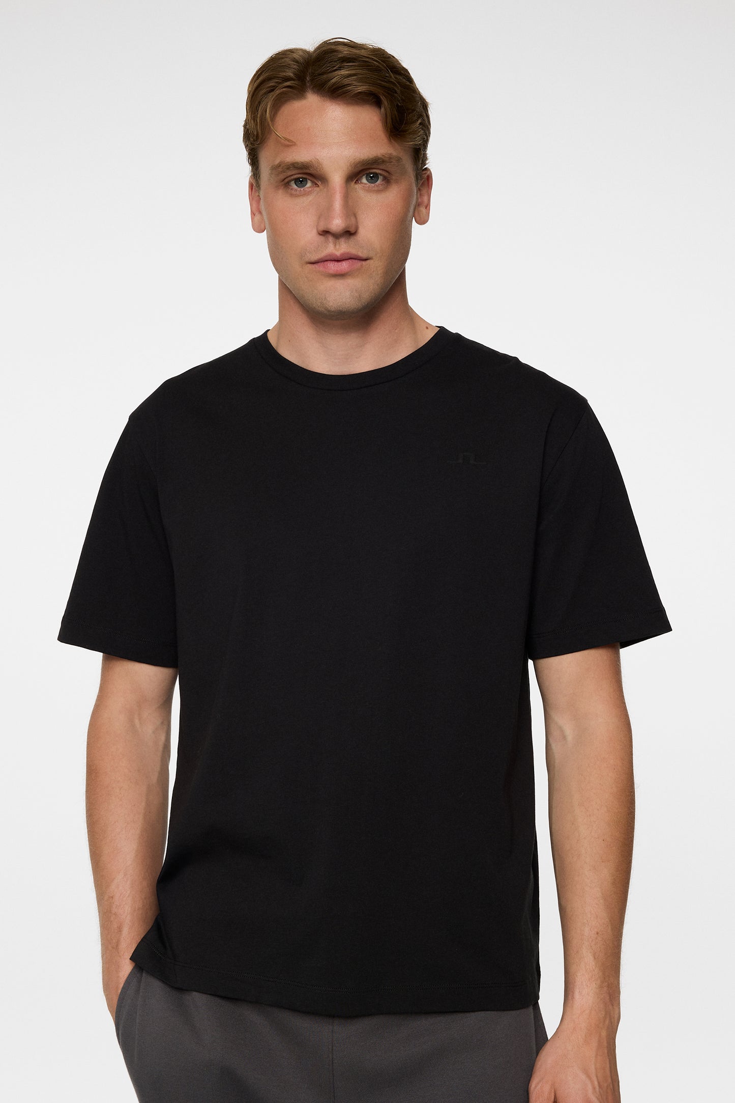 Alpha T-shirt in Black by J.Lindeberg