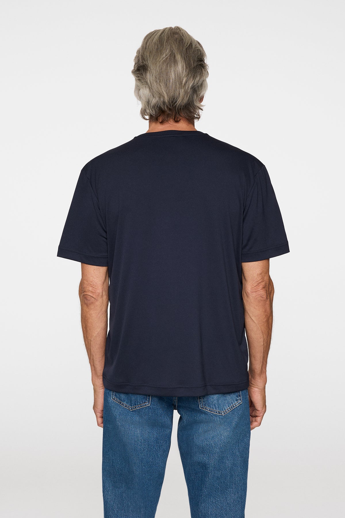 Ade T-shirt in JL Navy by J.Lindeberg
