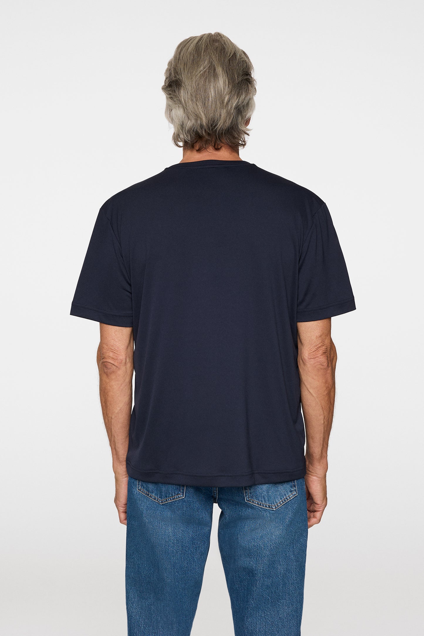 Ade T-shirt in JL Navy by J.Lindeberg