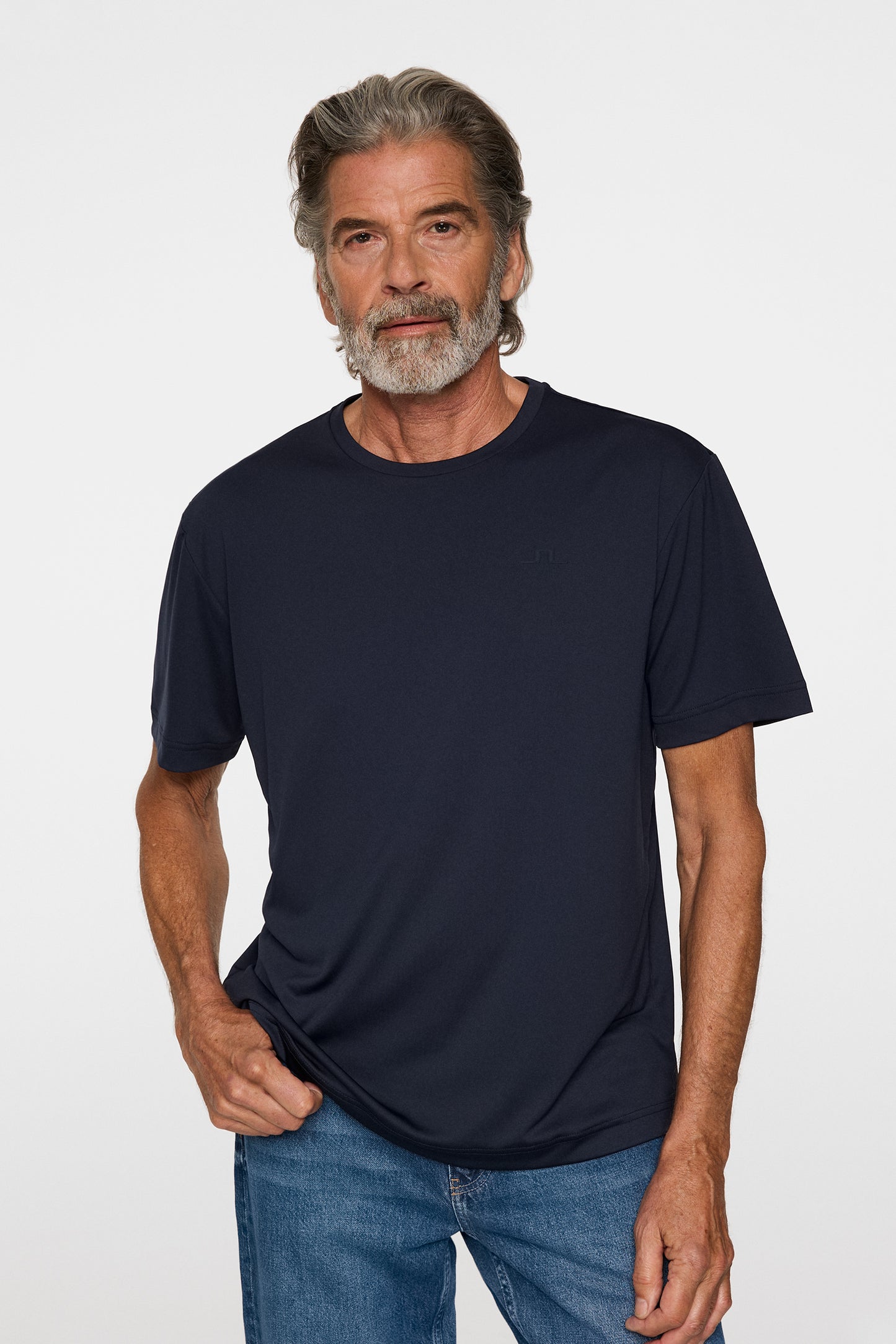 Ade T-shirt in JL Navy by J.Lindeberg